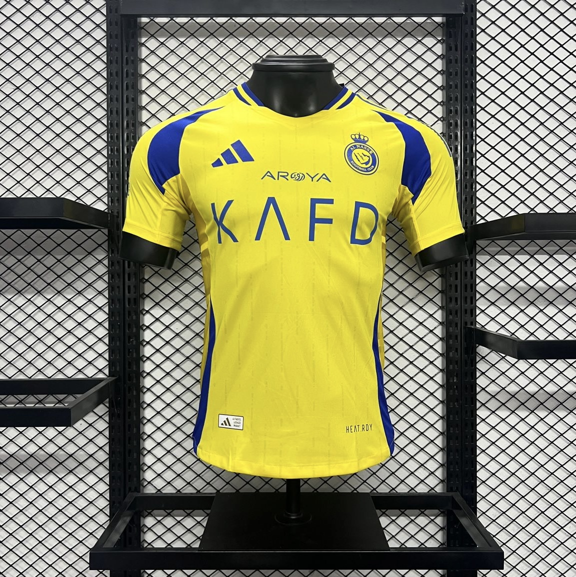 ManixJersey.com | Al Nassr Riyadh Victory 24-25 Home Stadium Jersey - Player Version -Customize Name, Number and Patch | Worldwide Shipping
