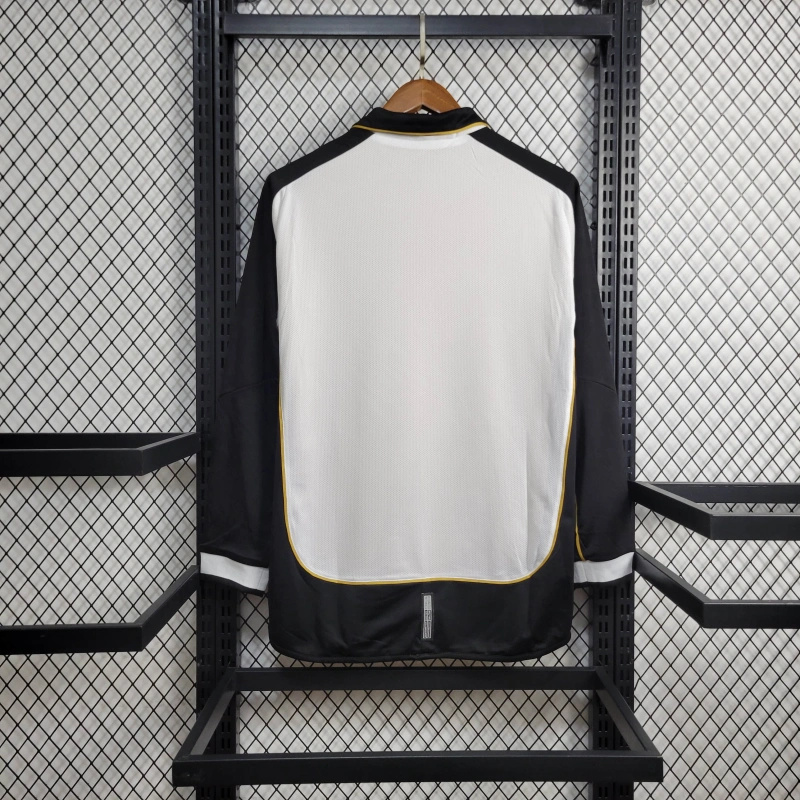 SIUjerseys-Retro Manchester United 01-02 100th Anniversary Long Sleeve Special Edition Jersey