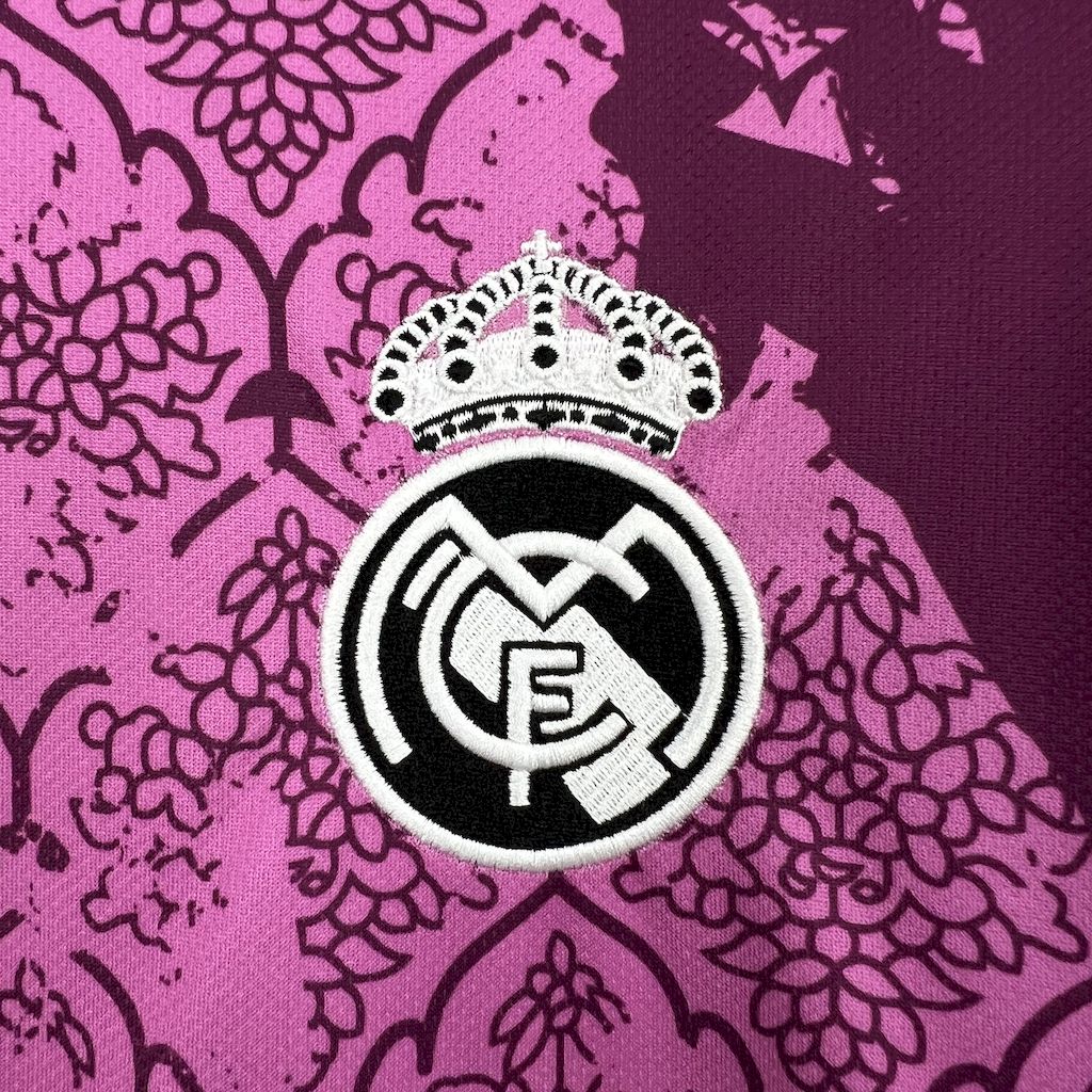 ManixJersey.com | Real Madrid 24-25 Pink & Purple Special Edition Jersey -Customize Name, Number and Patch | Worldwide Shipping