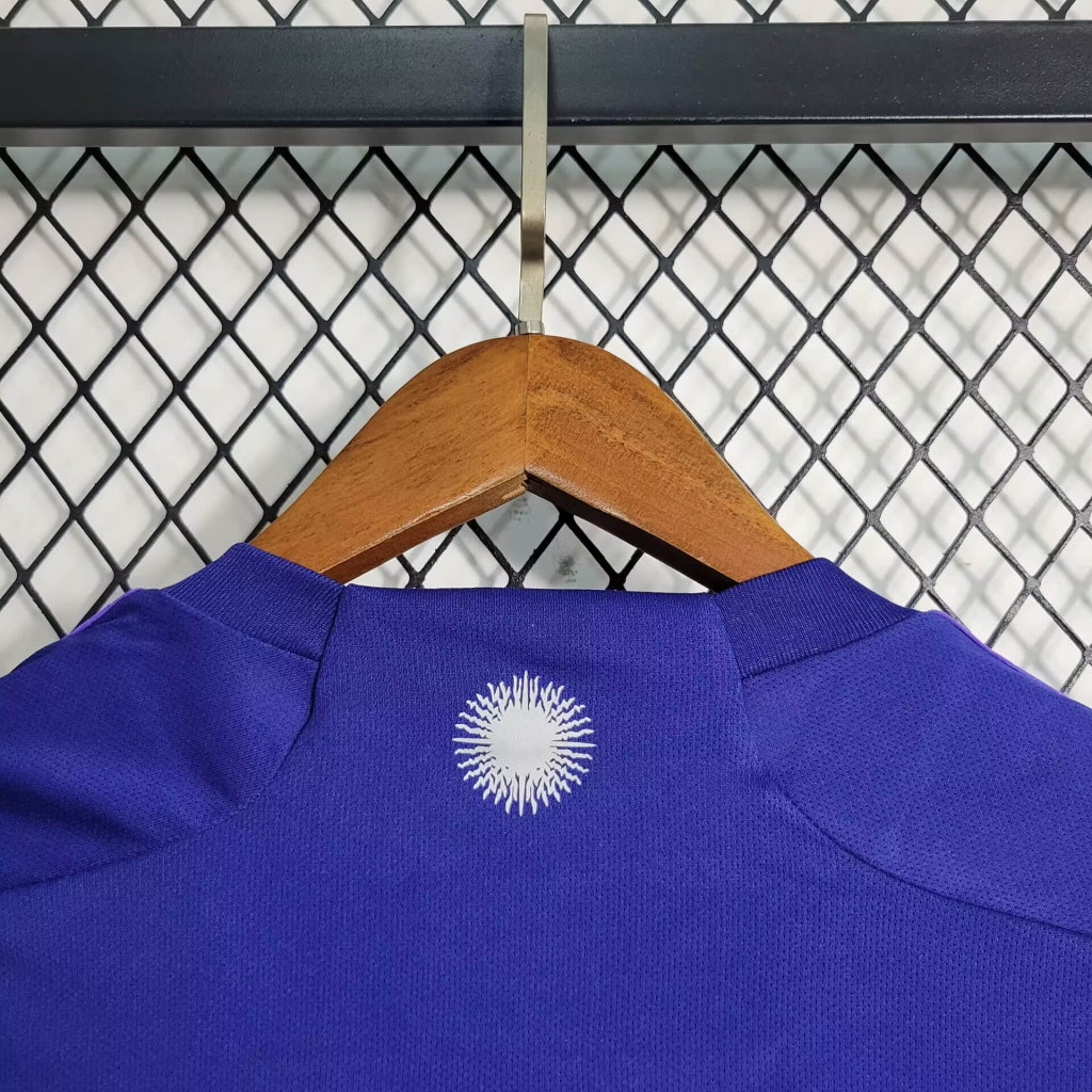 foot-Argentina 3 Stars 22-23 Away Long Sleeve Jersey - Fans Version