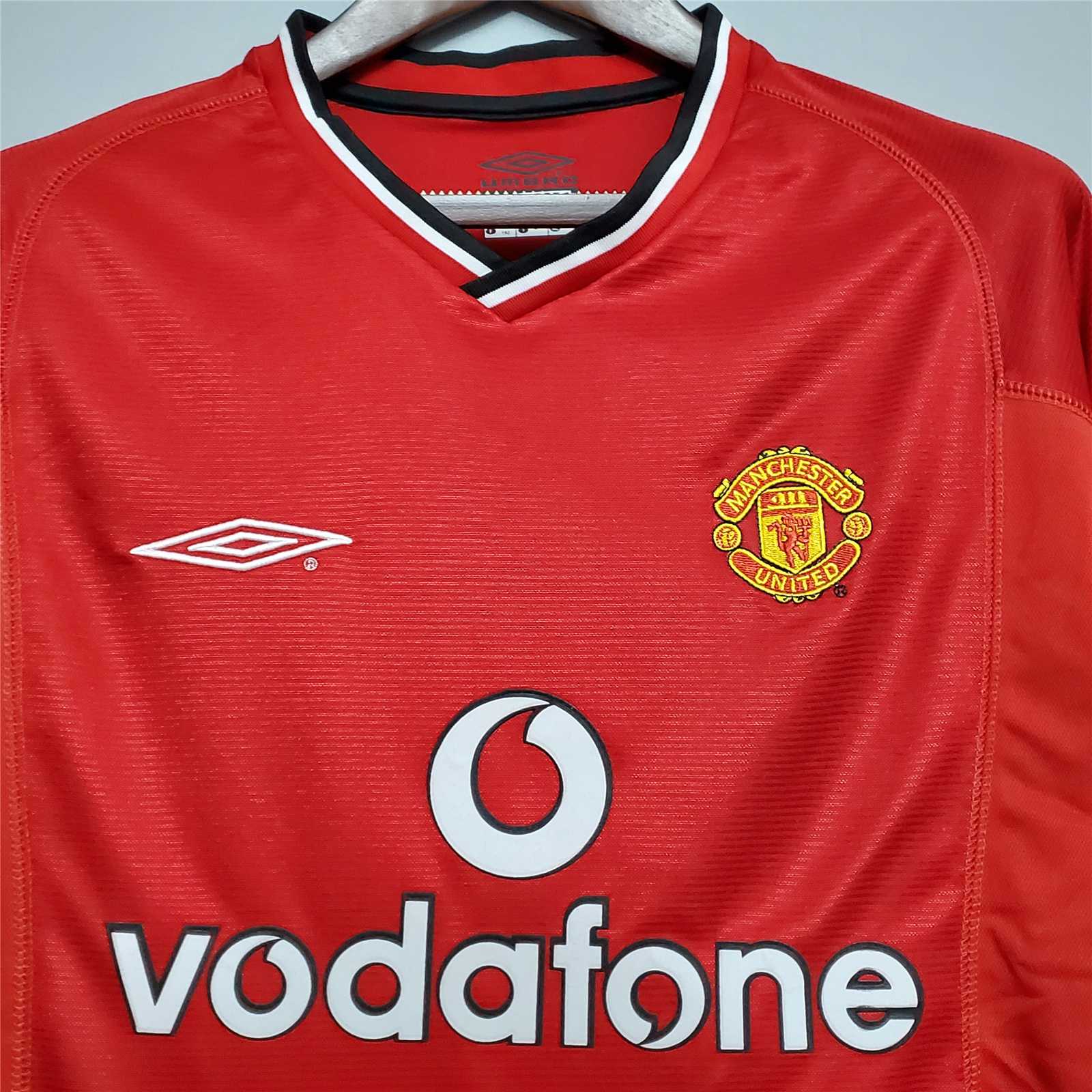 SIUjerseys-Retro Manchester United 00-02 Home Jersey