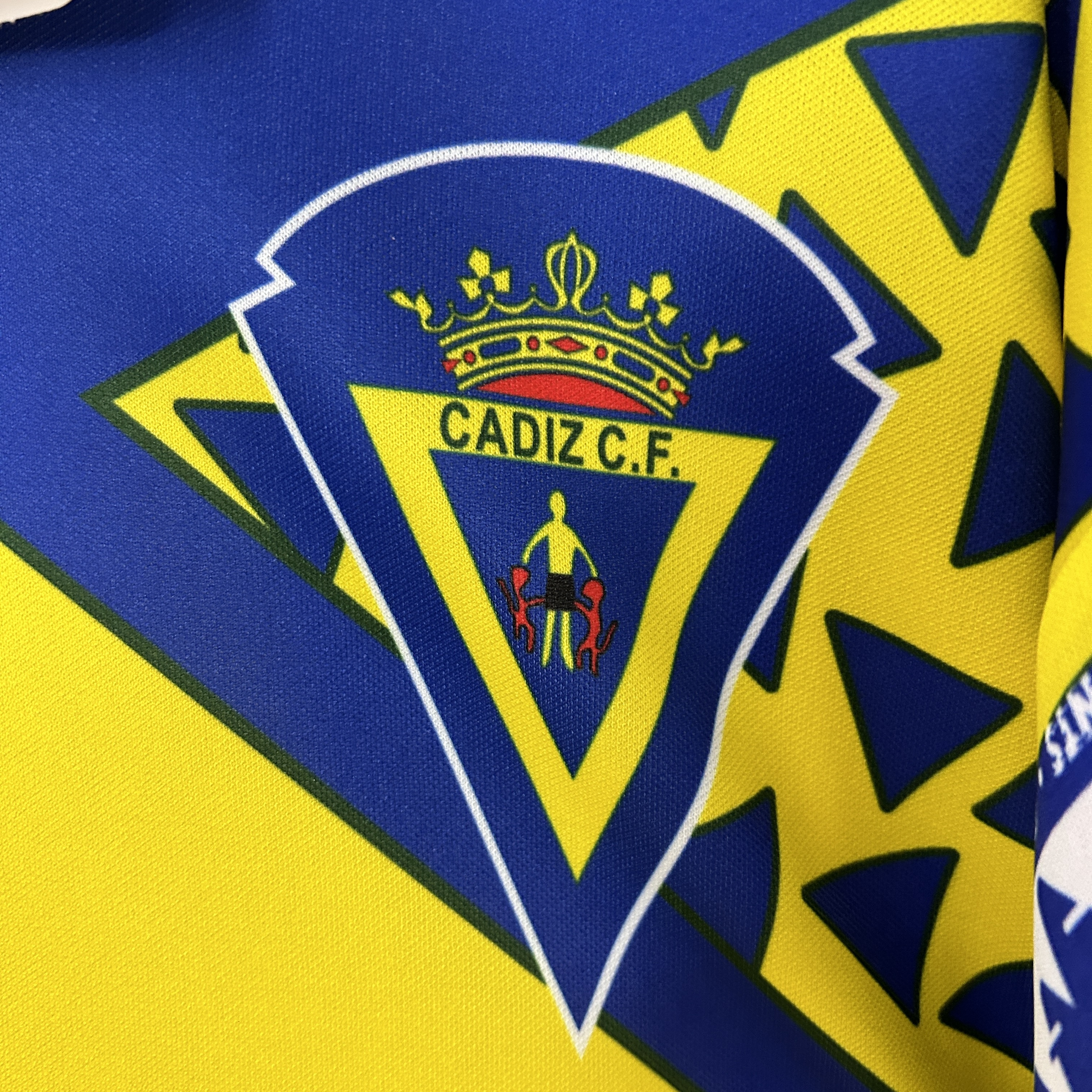 SIUjerseys-Retro Cádiz Cadiz 1991-92 Home Unsponsored Jersey