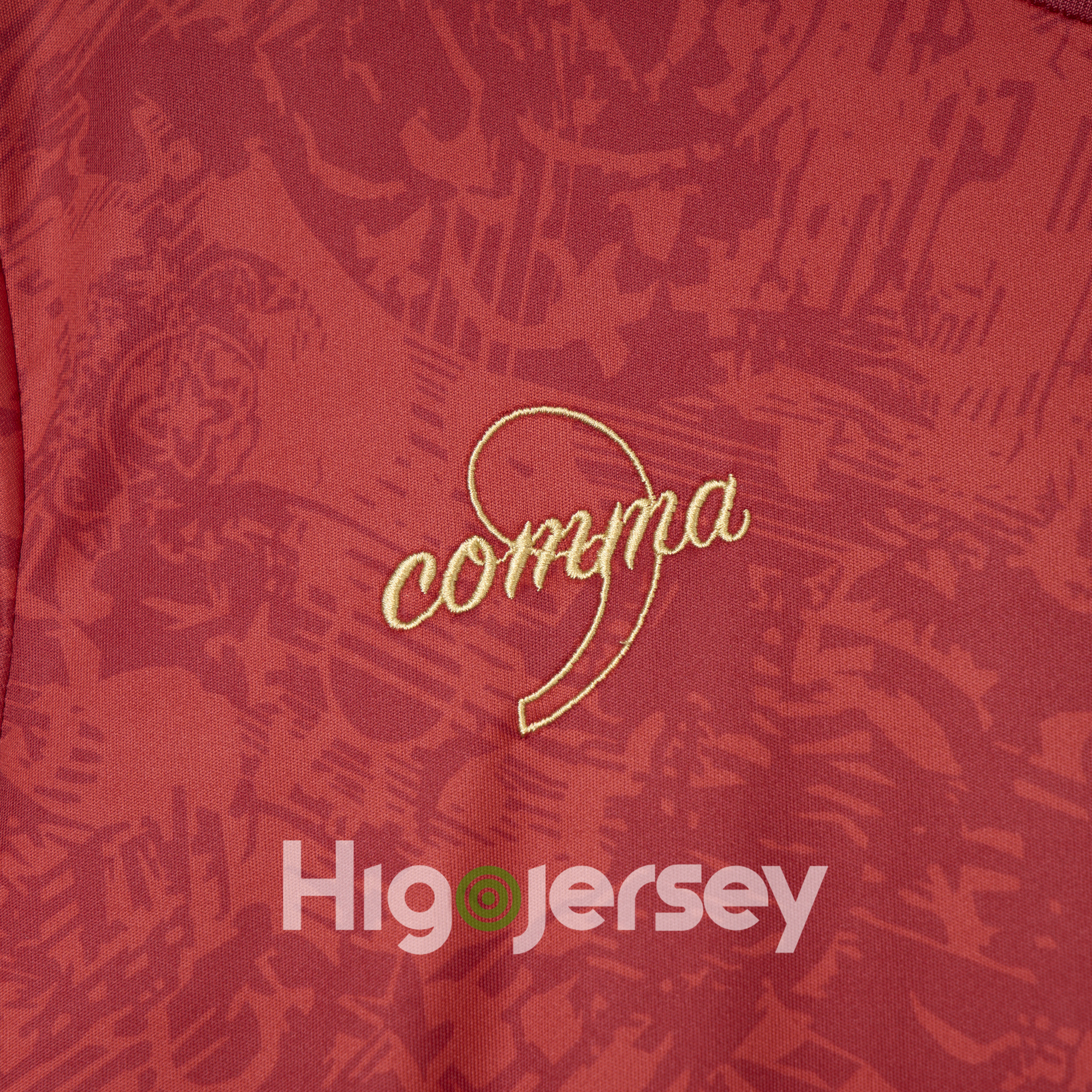 Higojerseys-Spain 2024-25 COMMA Red Special Edition Jersey - Fans Version
