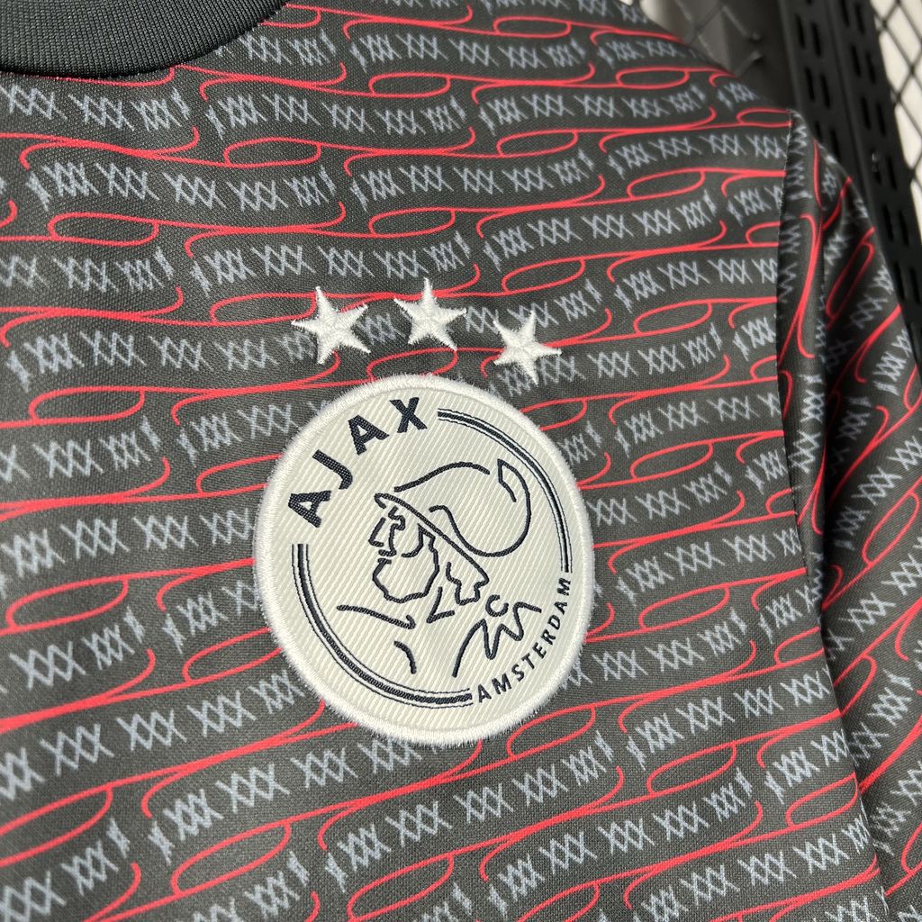 ManixJersey.com | Ajax 24-25 Pre-match Training Jersey - Fans Version -Customize Name, Number and Patch | Worldwide Shipping