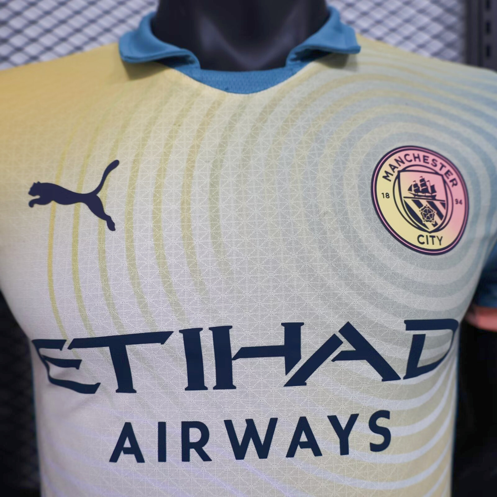 ManixJersey.com | Manchester City 24-25 Fourth Jersey - Player Version -Customize Name, Number and Patch | Worldwide Shipping