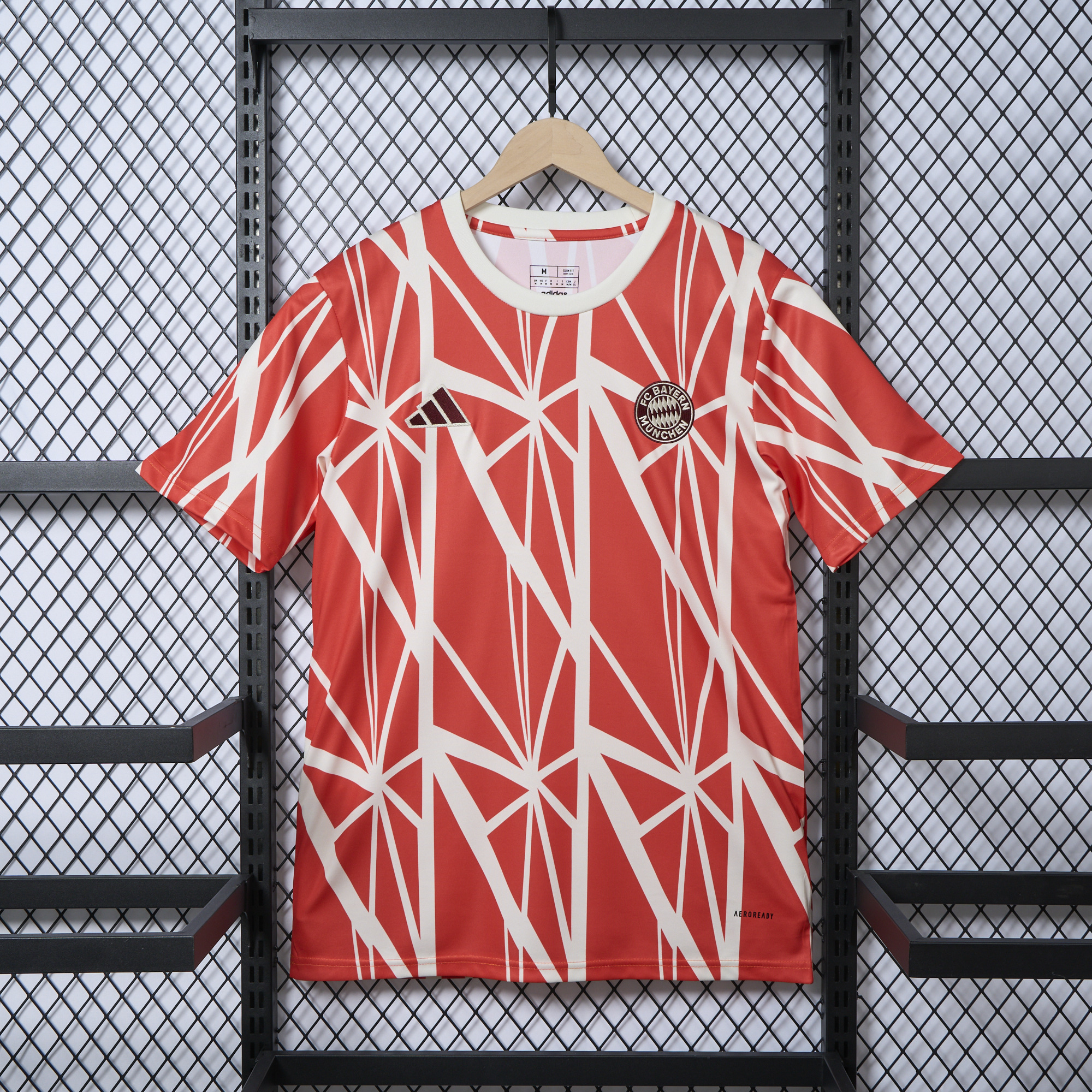 JerseysGala.com | Bayern Munich 24-25 Red Pre-Match Training Jersey - Fans Version -Customize Name, Number and Patch | Worldwide Shipping