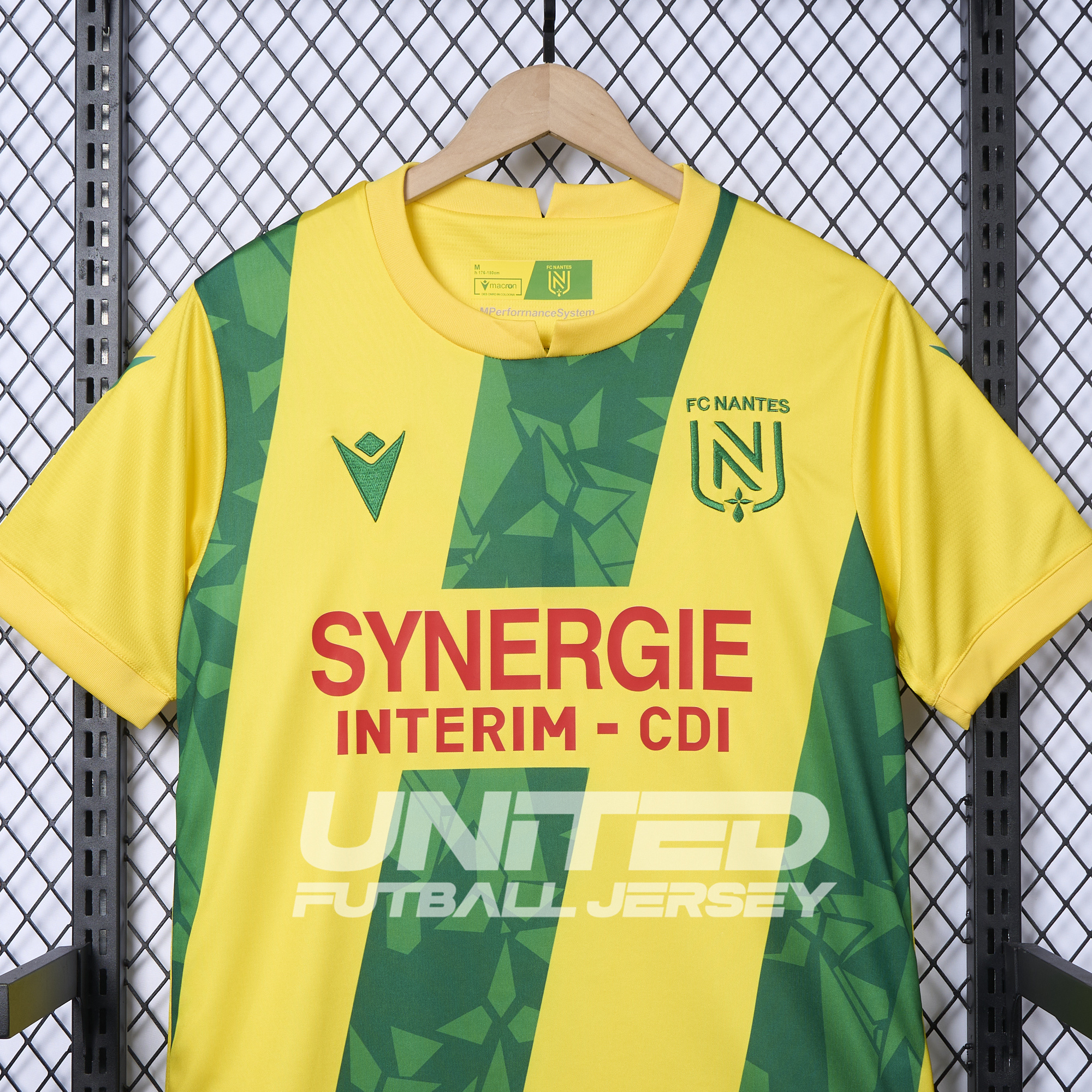 unitedfutballjersey-Nantes 24-25 Home Stadium Jersey - Fans Version