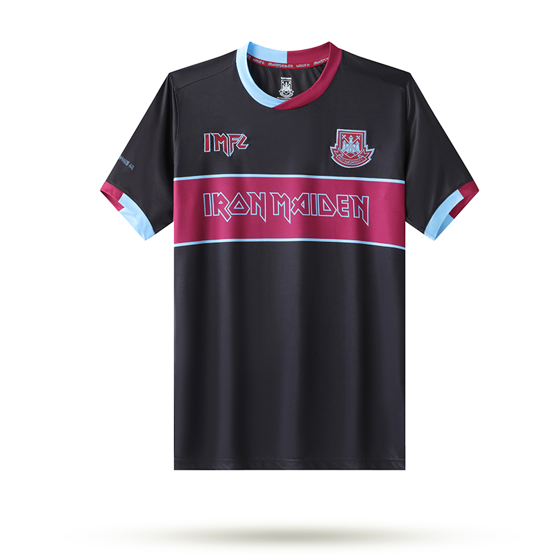 JerseysGala.com | Iron Maiden x West Ham Black Special Edition Jersey - with 11 print -Customize Name, Number and Patch | Worldwide Shipping