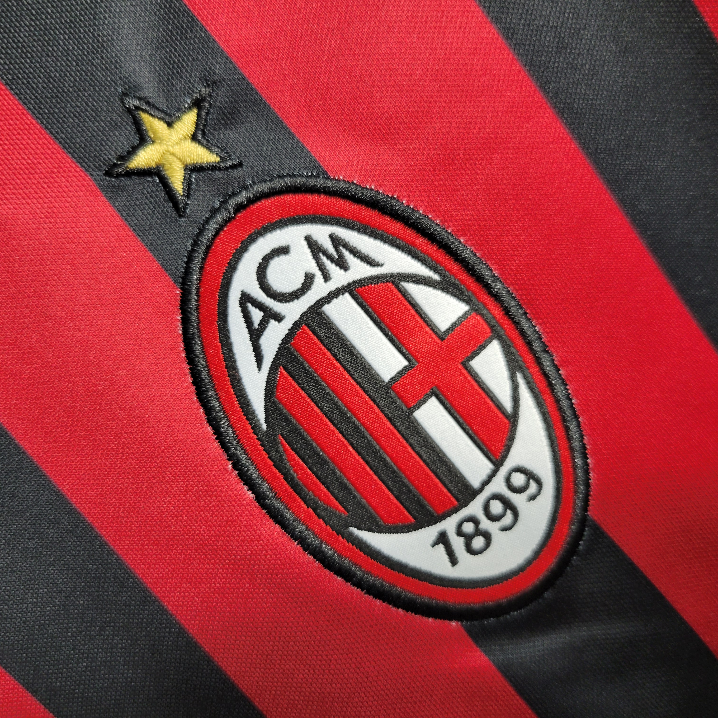 JerseysGala.com | Retro AC Milan 2016-17 Home Stadium Jersey -Customize Name, Number and Patch | Worldwide Shipping