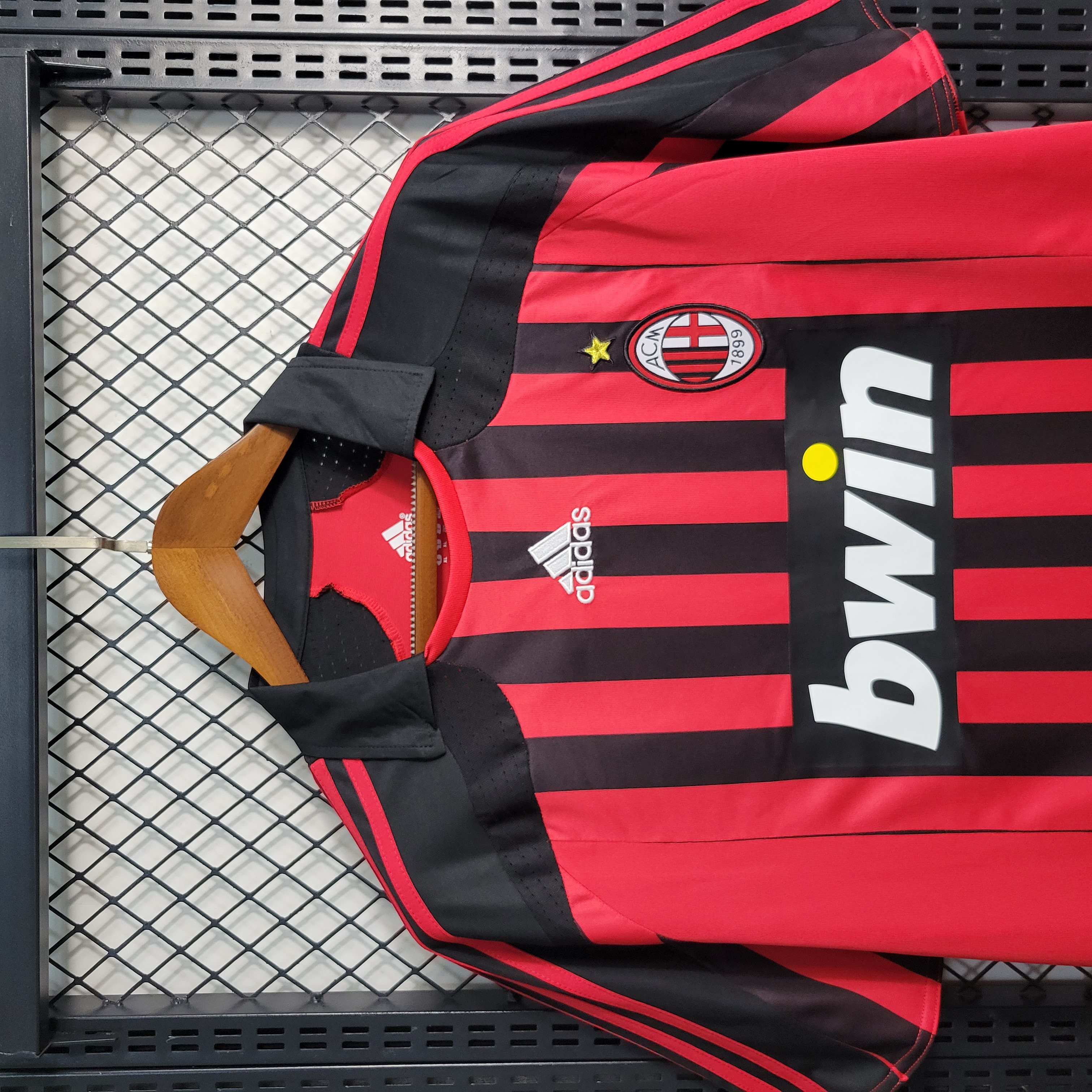 JerseysGala.com | Retro AC Milan 2007-08 Home Stadium Jersey -Customize Name, Number and Patch | Worldwide Shipping