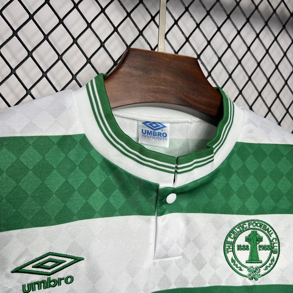 Funinjersey-Retro Celtic 1987-88 Home Stadium Jersey