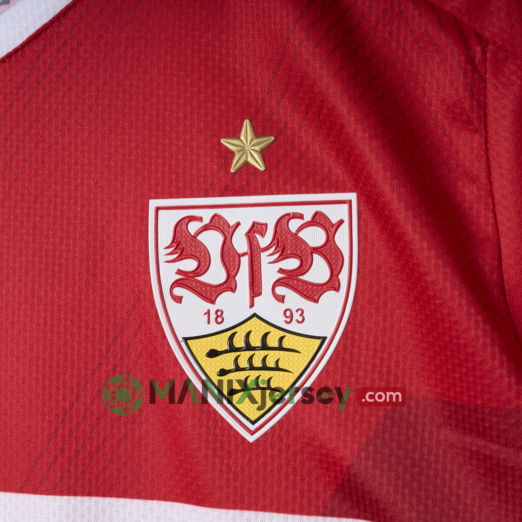 ManixJersey.com | VfB Stuttgart 24-25 Away Jersey - Fans Version -Customize Name, Number and Patch | Worldwide Shipping
