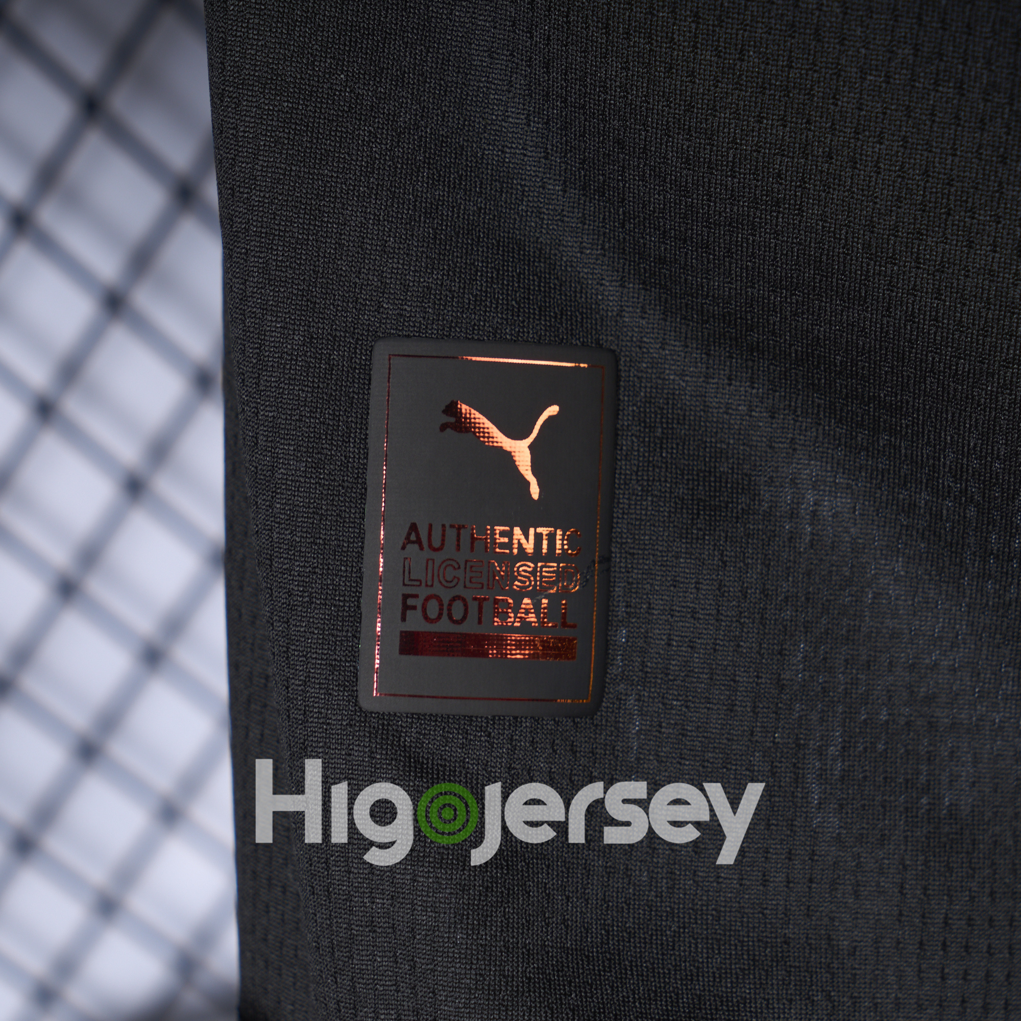 Higojerseys-Marseille 24-25 125th Anniversary Black Jersey - Player Version