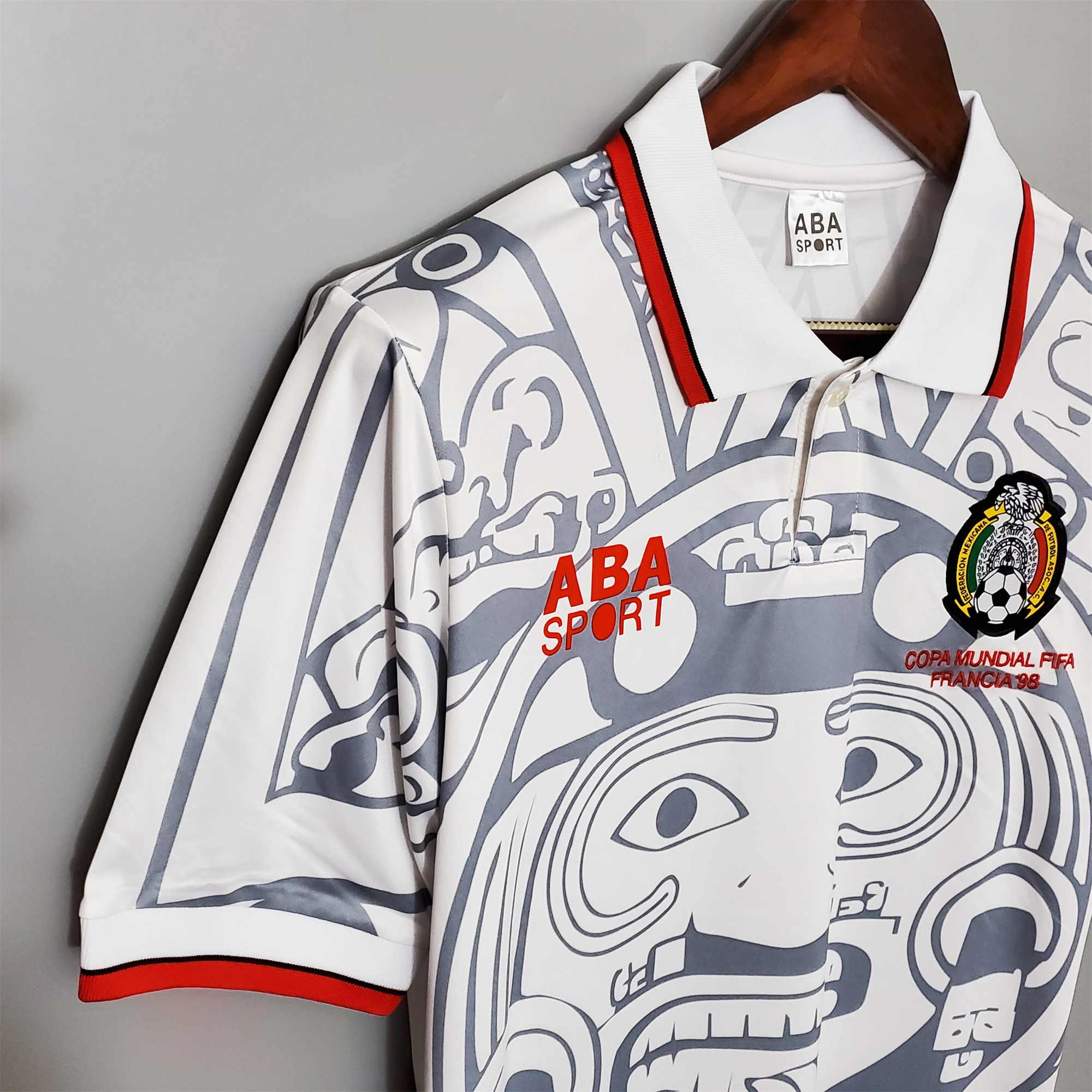 ManixJersey.com | Retro Mexico 1998 Away Jersey -Customize Name, Number and Patch | Worldwide Shipping