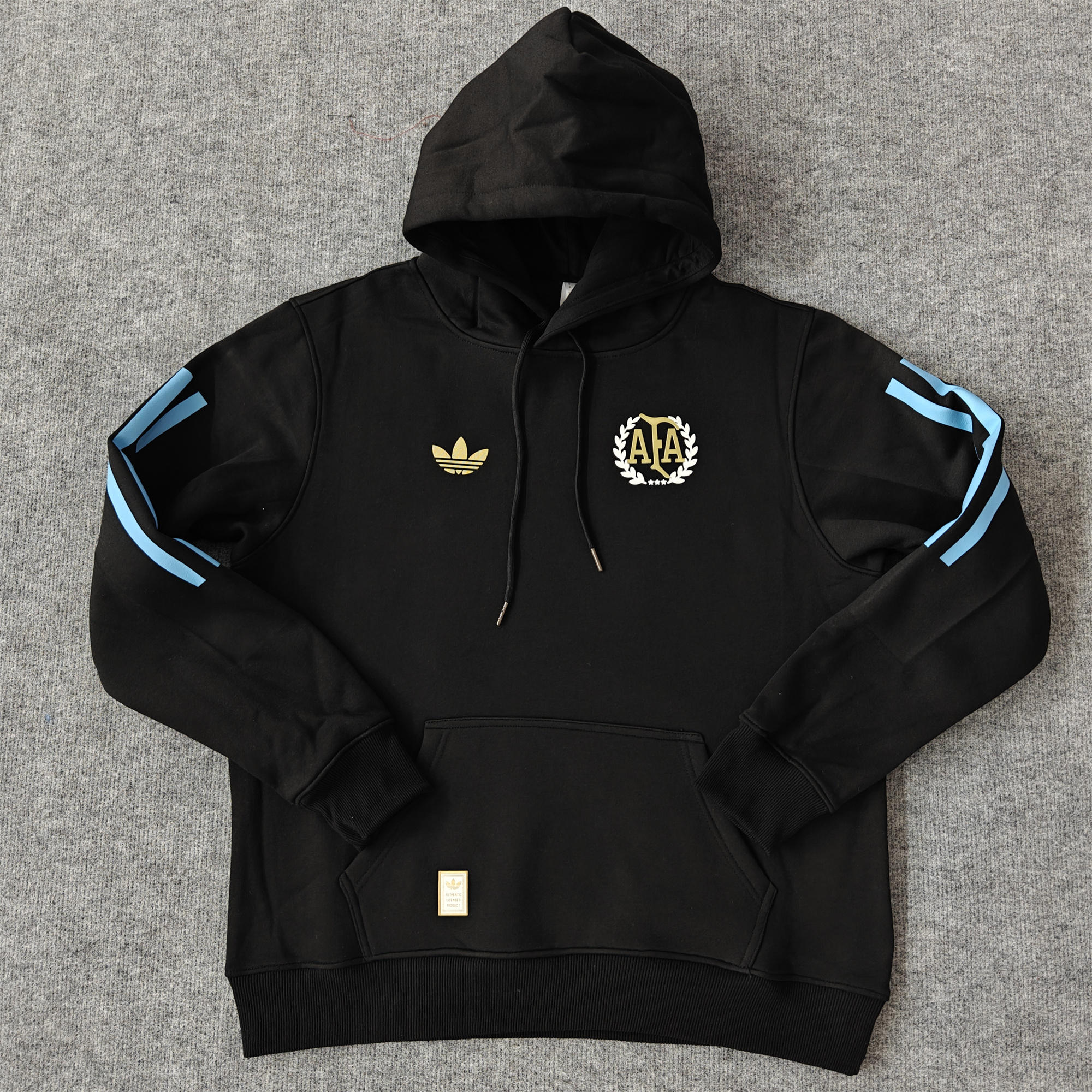 SIUjerseys-Argentina 24-25 Adi 50 Years Anniversary Hoodie - Black