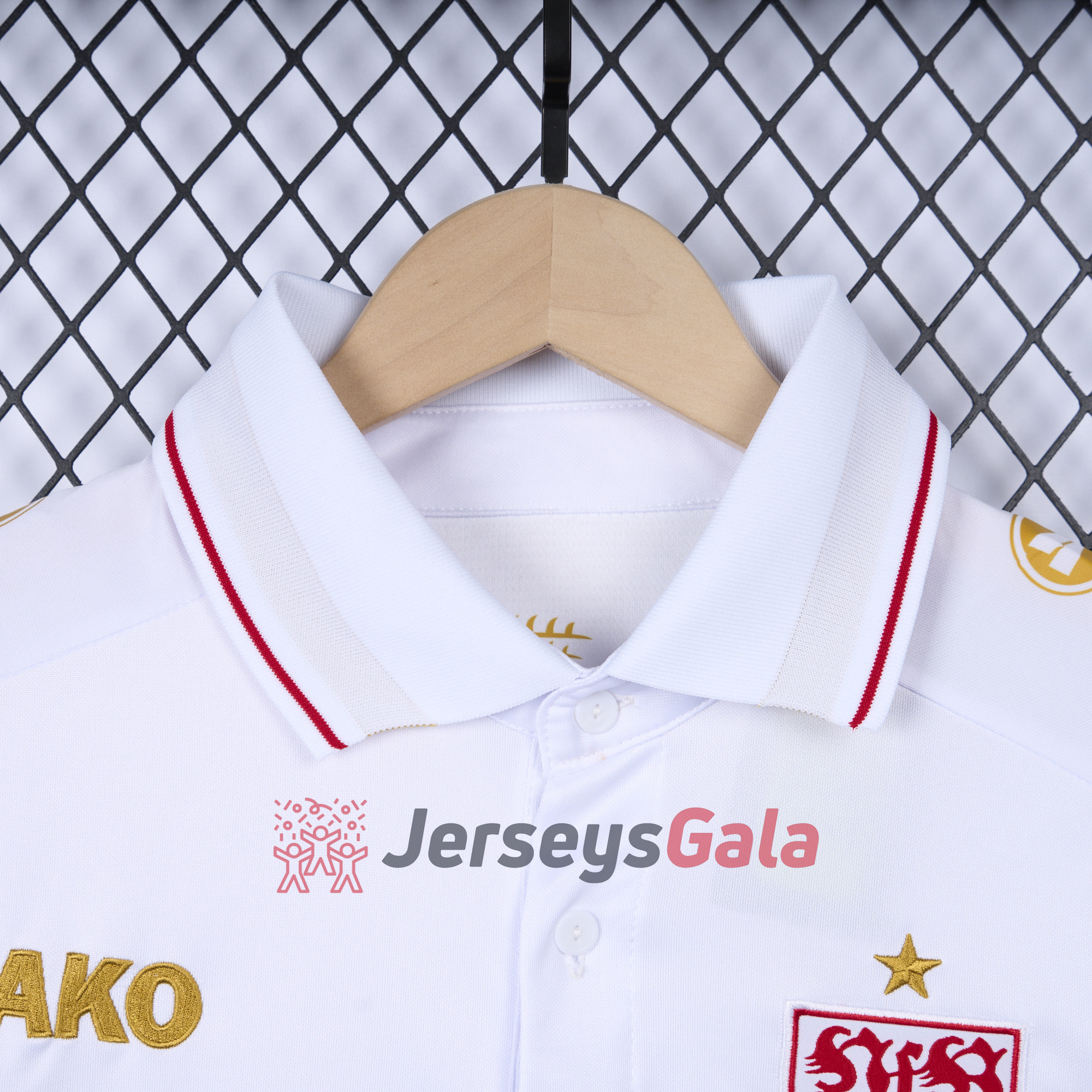 JerseysGala.com | VfB Stuttgart 24-25 European Home Jersey - Fans Version -Customize Name, Number and Patch | Worldwide Shipping