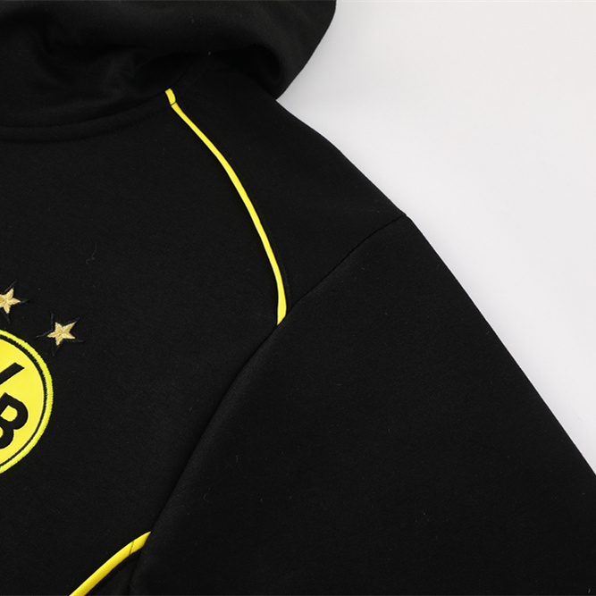 SIUjerseys-Dortmund 24-25 Training Hoodie Set - Black Hoodie and Pants