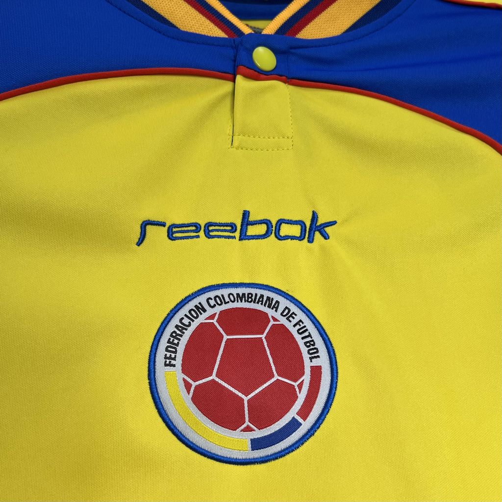 ManixJersey.com | Retro Colombia 2001 Home Jersey -Customize Name, Number and Patch | Worldwide Shipping
