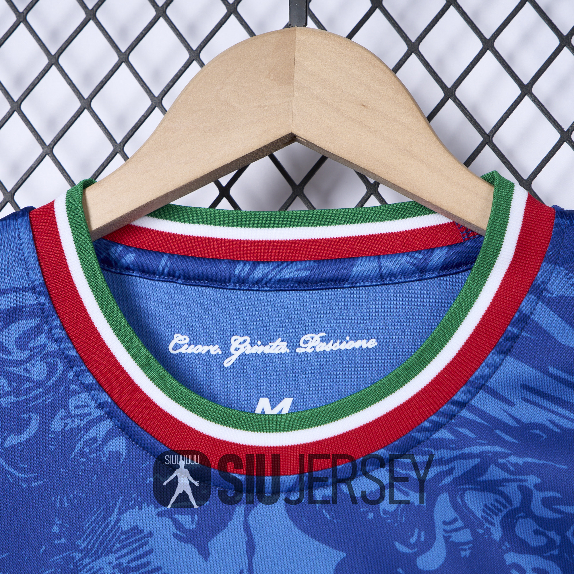 SIUjerseys-Italy 2024 Blue Special Edition Jersey - Fans Version