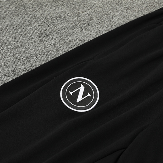 SIUjerseys-Napoli 24-25 Long Sleeve Training Set - Black Blue