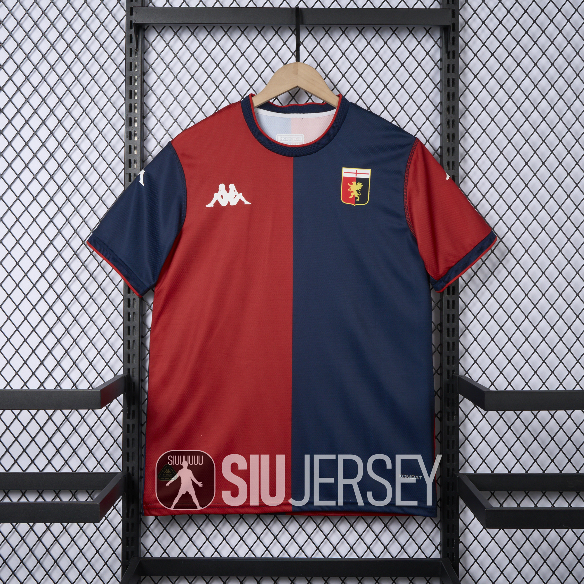 UltraTrikot-Genoa 24-25 Home Unsponsored Jersey - Fans Version