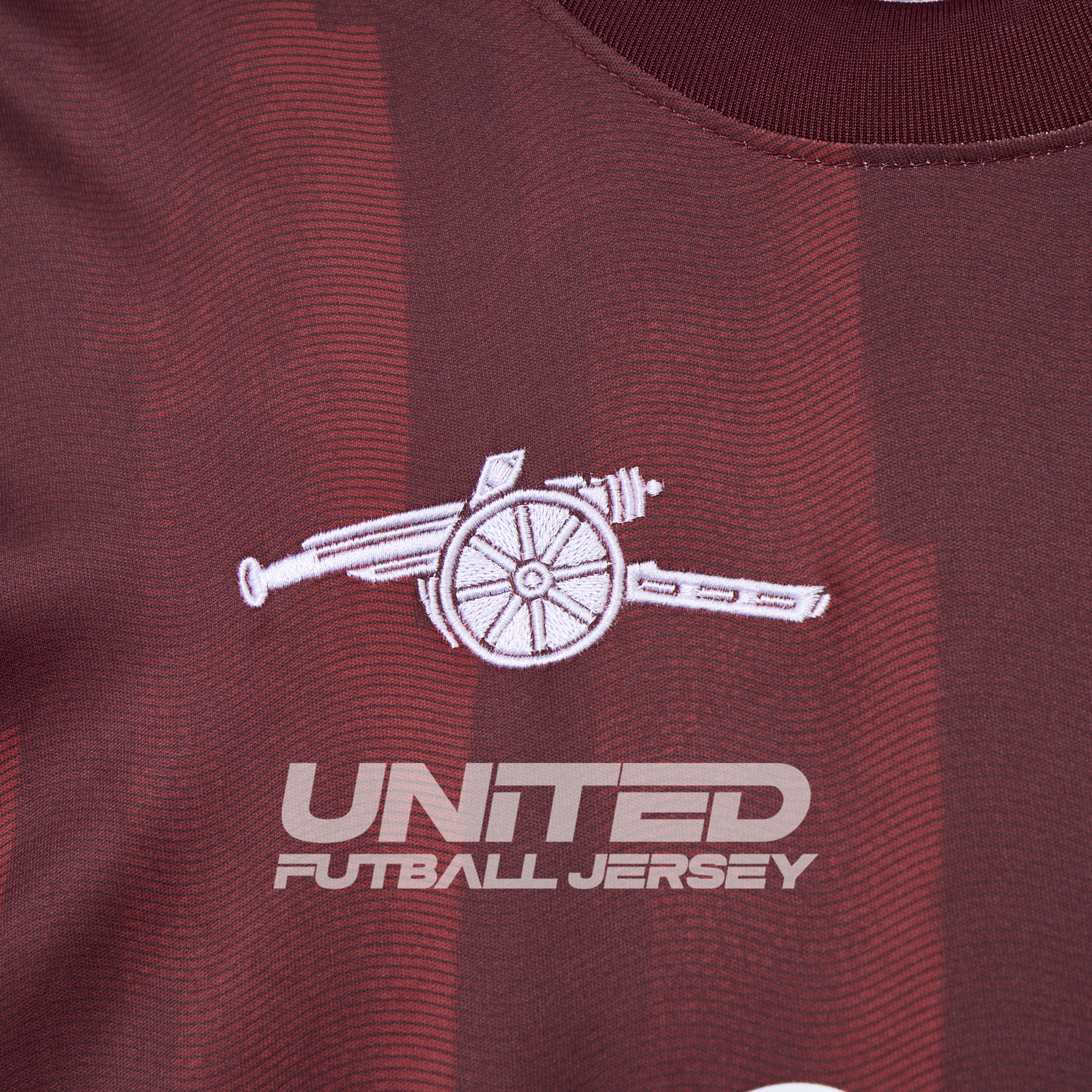 unitedfutballjersey-Arsenal x Aries 24-25 Vintage Red T-shirts