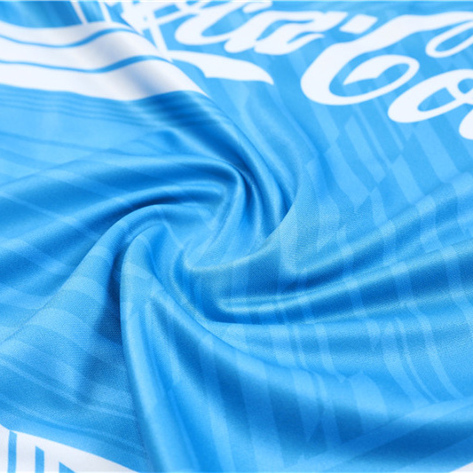JerseysGala.com | Napoli 24-25 Pre-Match Long Sleeve Training Set - Light Blue Top and Deep Blue Pants -Customize Name, Number and Patch | Worldwide Shipping