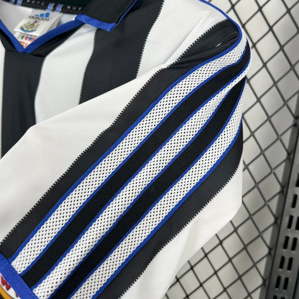 JerseysGala.com | Retro Newcastle United 1999-00 Home Jersey -Customize Name, Number and Patch | Worldwide Shipping