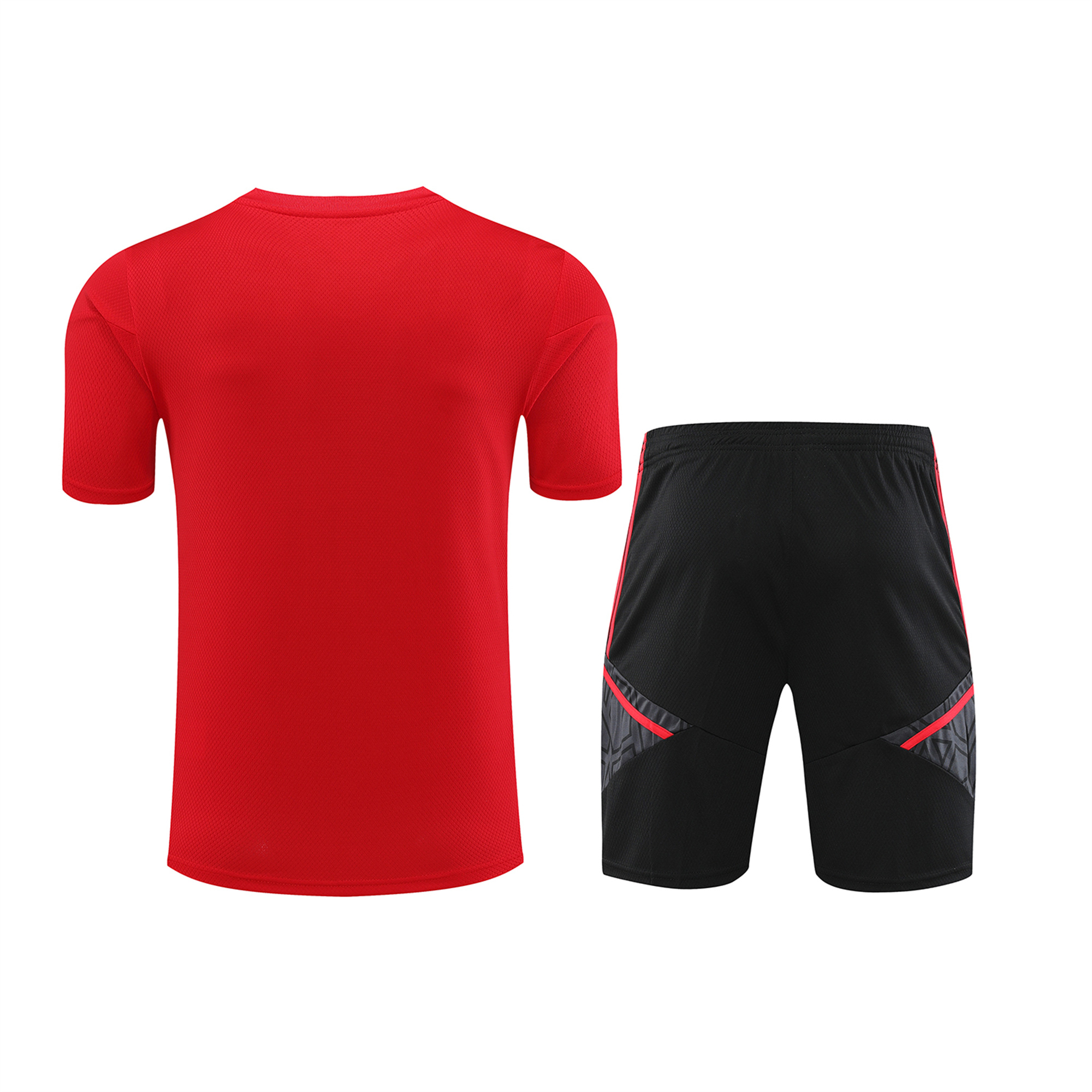 Bayern Munich 23-24 Short-Sleeve Training Set - Red:football jersey mysite: unitedjerseyfootball 邓江浪:football
