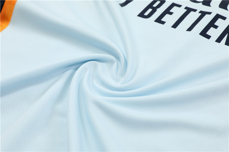 ManixJersey.com | Real Madrid 24-25 Short-Sleeve Training Kids Kit - Light Blue -Customize Name, Number and Patch | Worldwide Shipping