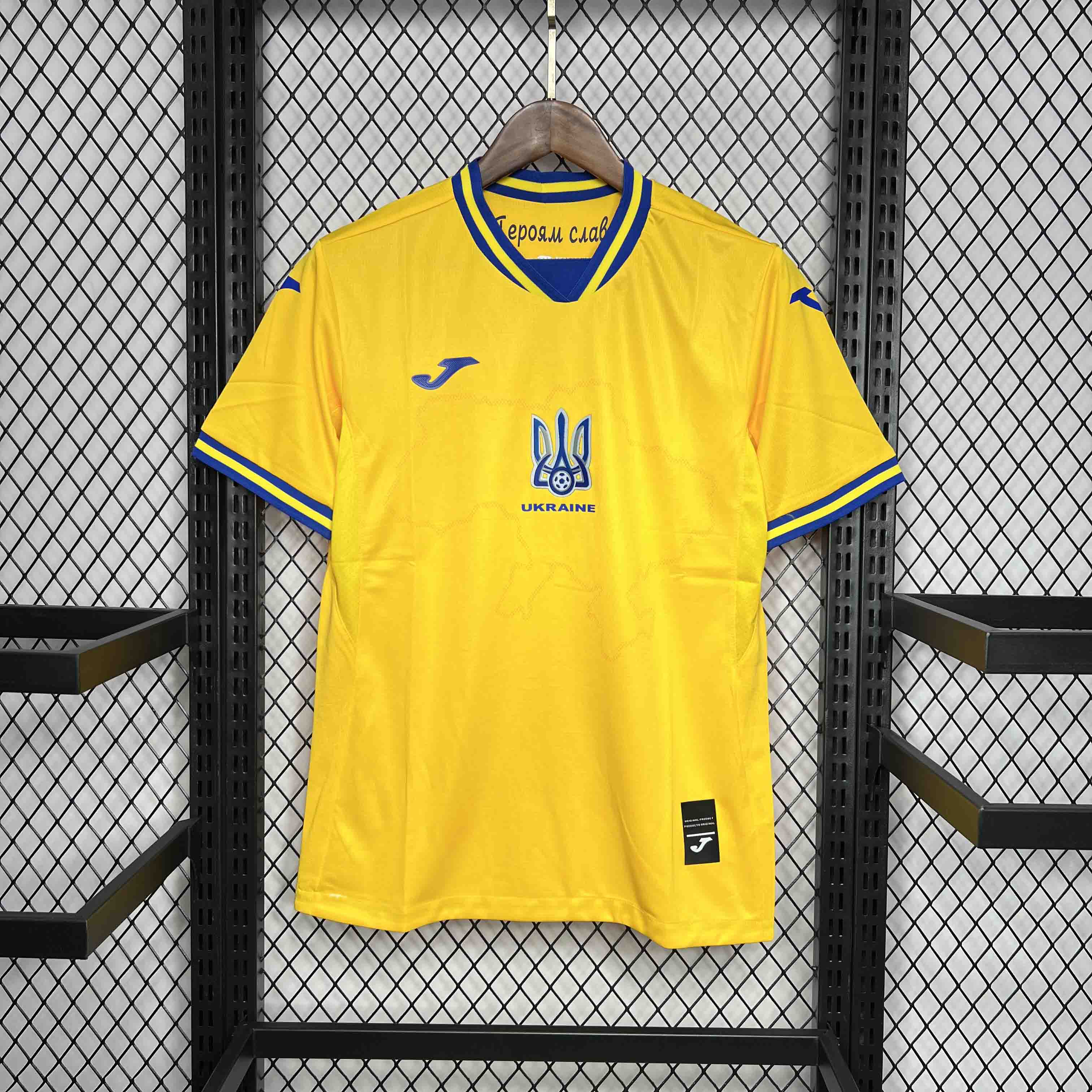 ManixJersey.com | Ukraine 2024 Home Stadium Jersey - Fans Version -Customize Name, Number and Patch | Worldwide Shipping