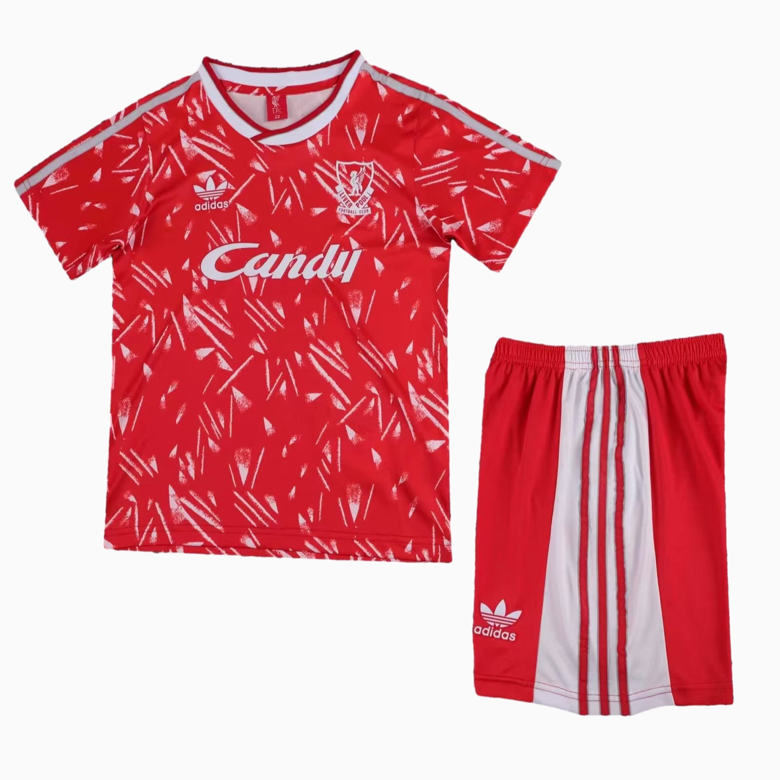 JerseysGala.com | Retro Liver.pool 1989-91 Home Kids Kit -Customize Name, Number and Patch | Worldwide Shipping