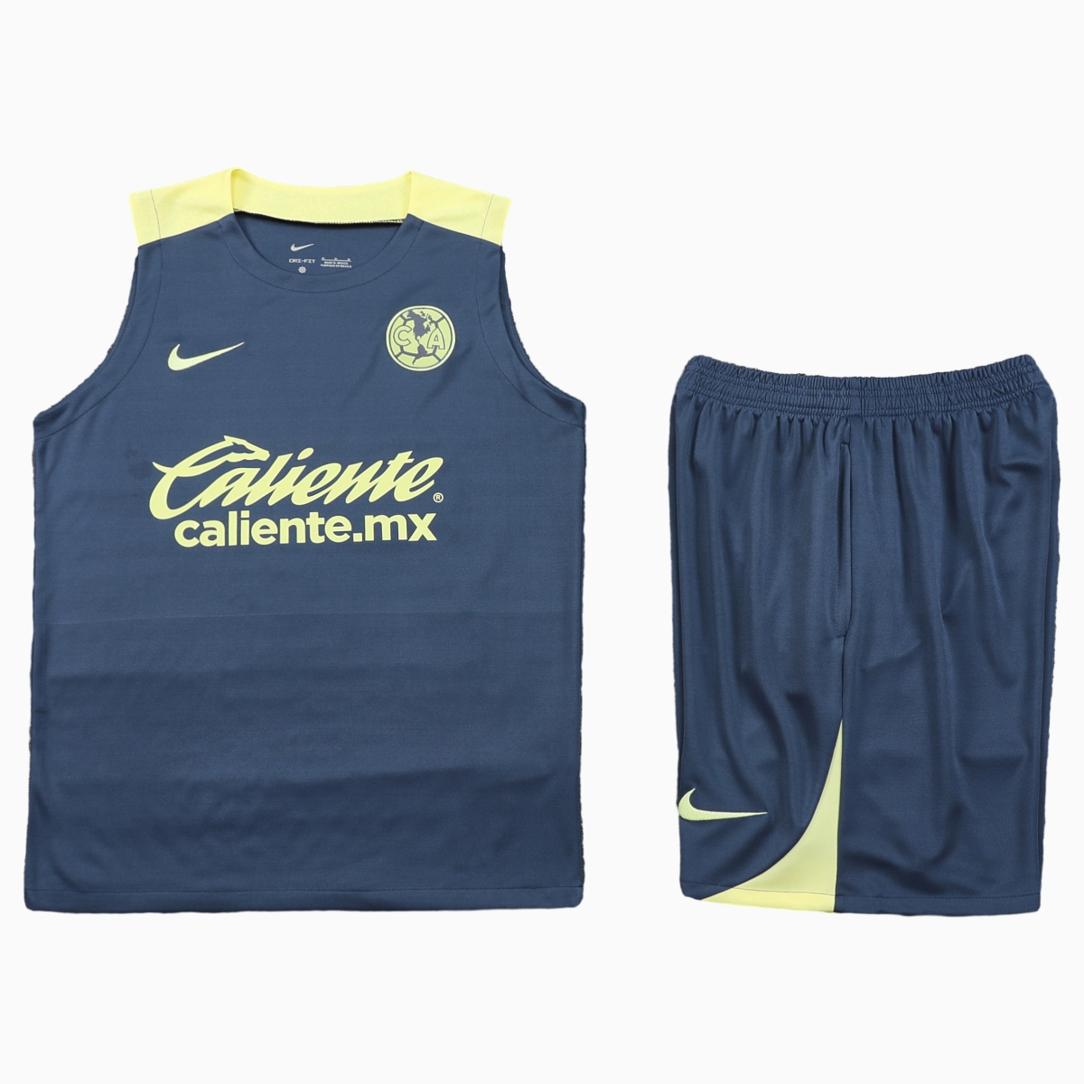ManixJersey.com | Club América 24-25 Vest Training Set - Grey Vest & Shorts -Customize Name, Number and Patch | Worldwide Shipping