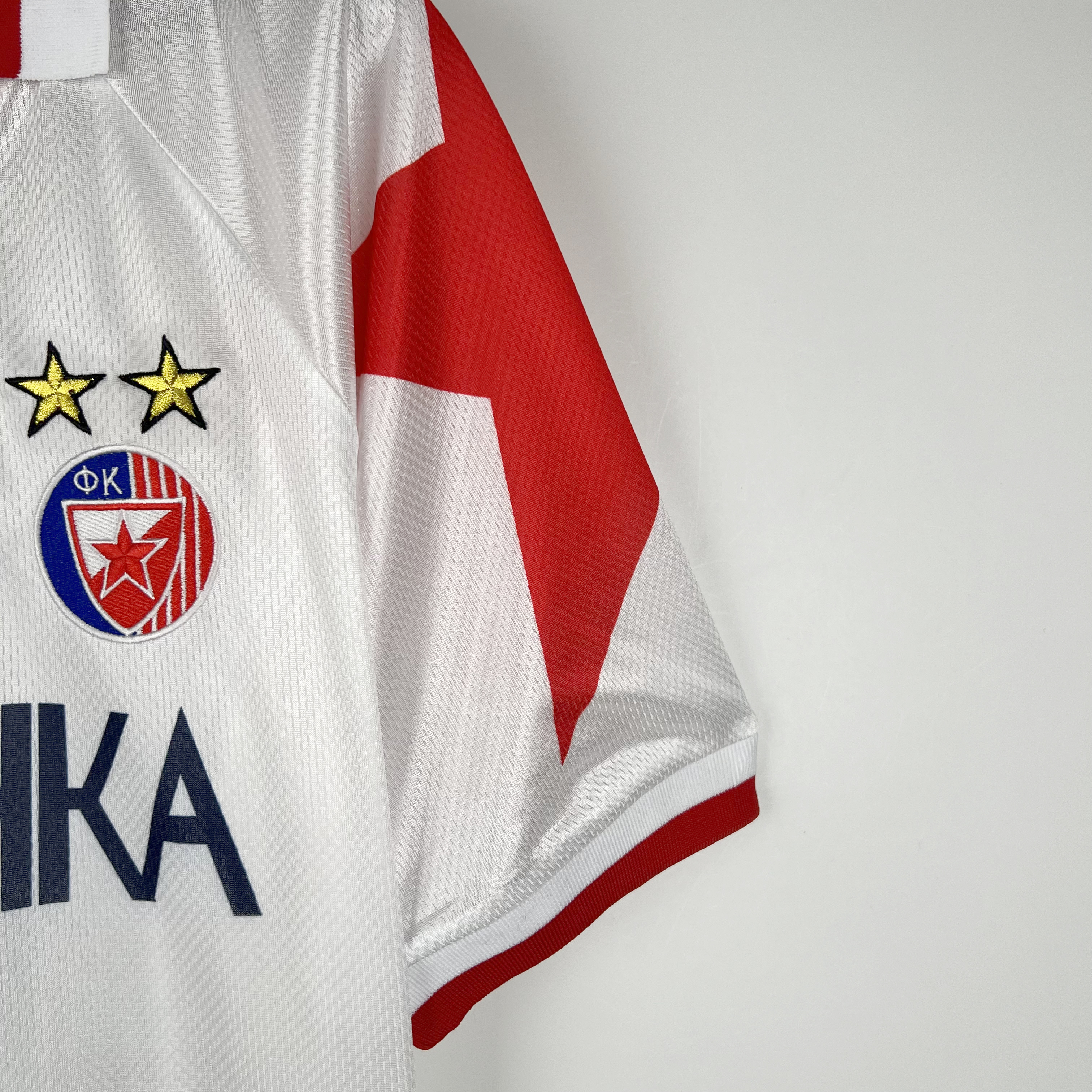 ManixJersey.com | Retro Red Star FC 1995-97 Away Stadium Jersey -Customize Name, Number and Patch | Worldwide Shipping