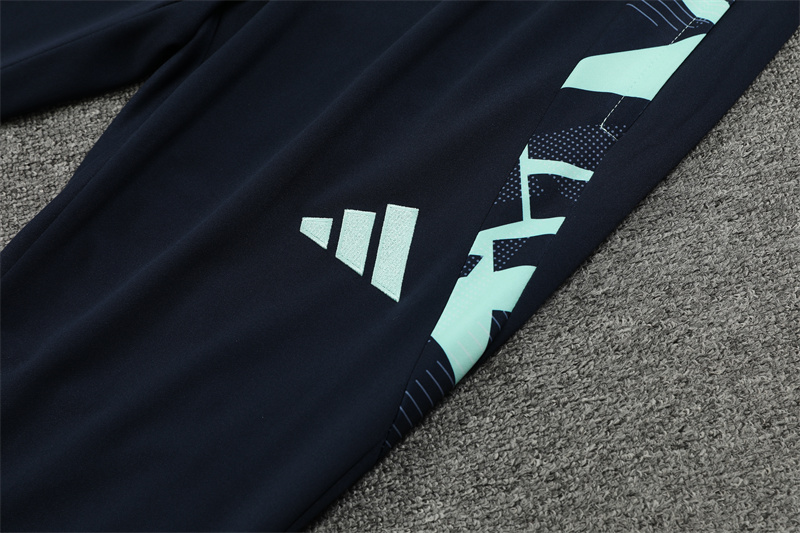 JerseysGala.com | Real Madrid 24-25 Long Sleeve Training Set - Light Green -Customize Name, Number and Patch | Worldwide Shipping