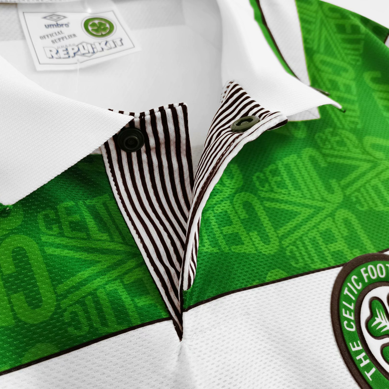 ManixJersey.com | Retro Celtic 1991-92 Home Stadium Jersey -Customize Name, Number and Patch | Worldwide Shipping