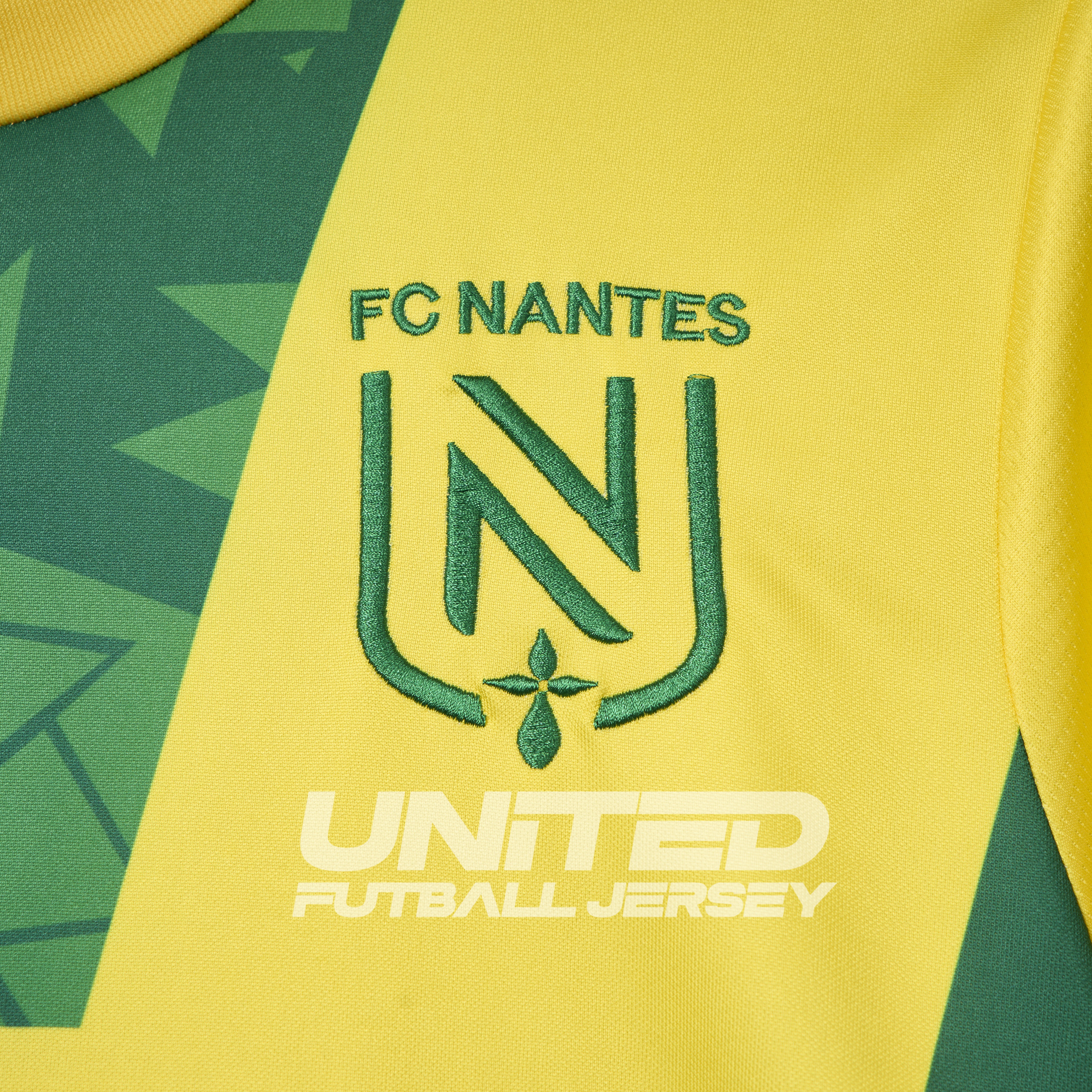 unitedfutballjersey-Nantes 24-25 Home Stadium Jersey - Fans Version