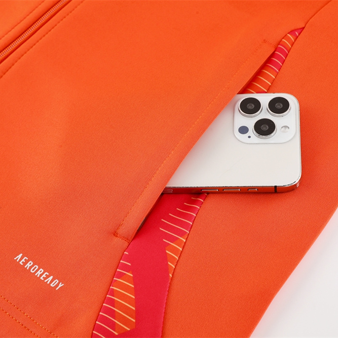 ManixJersey.com | Manchester United 24-25 Jacket Training Tracksuit - Orange -Customize Name, Number and Patch | Worldwide Shipping