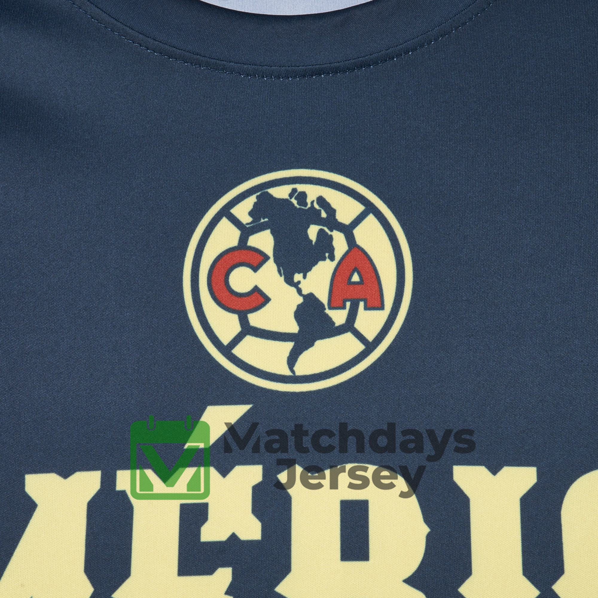 GlobeJersey-Club América 2024 Triple Championship Commemorative Edition Jersey - Deep Blue