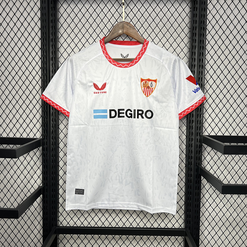 ManixJersey.com | Sevilla 24-25 Home Stadium Jersey - Fans Version -Customize Name, Number and Patch | Worldwide Shipping
