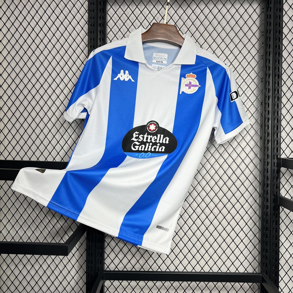 unitedfutballjersey-Deportivo de La Coruña 24-25 Home Stadium Jersey - Fans Version