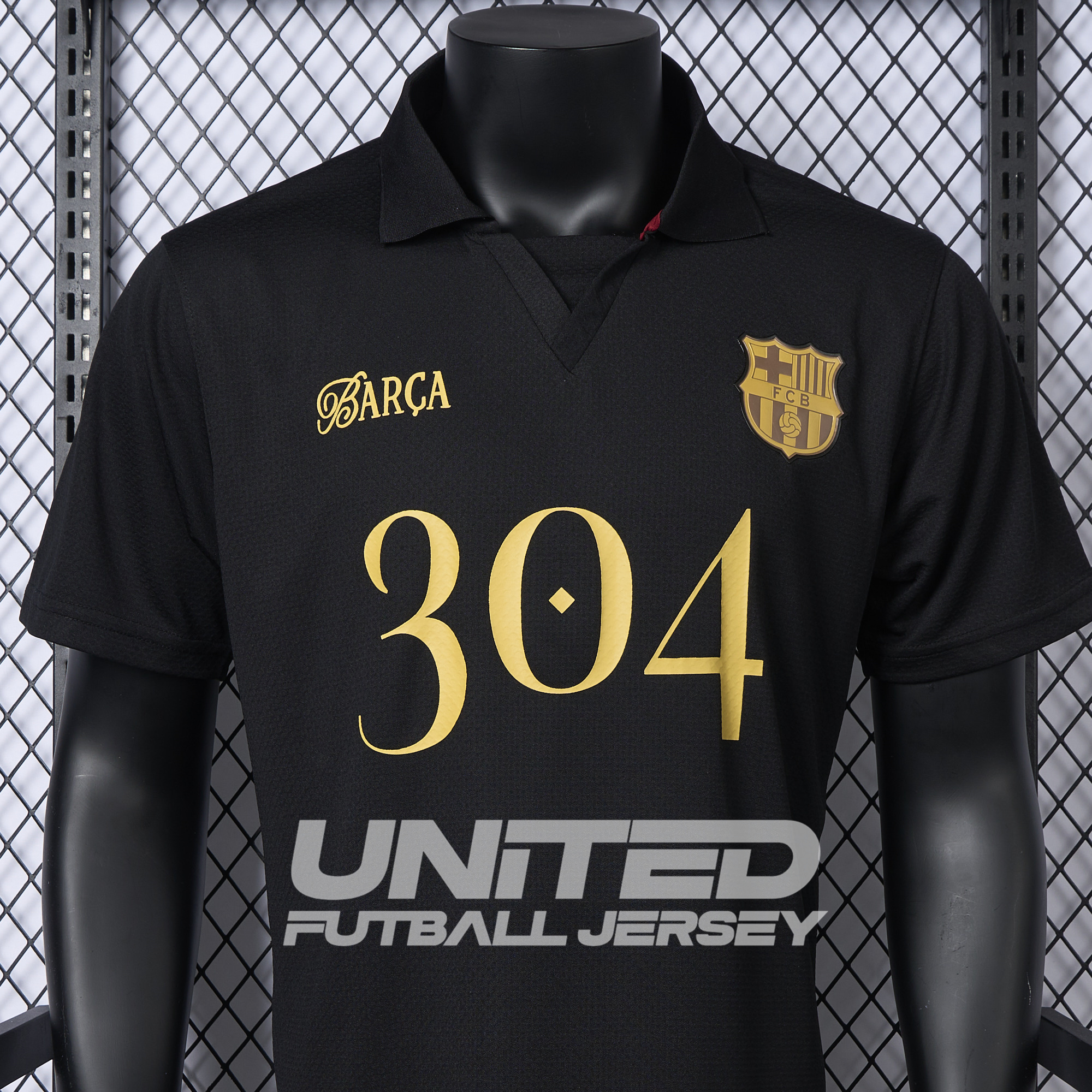 foot-Barcelona 24-25 Yamal Anniversary Black Jersey - Player Version