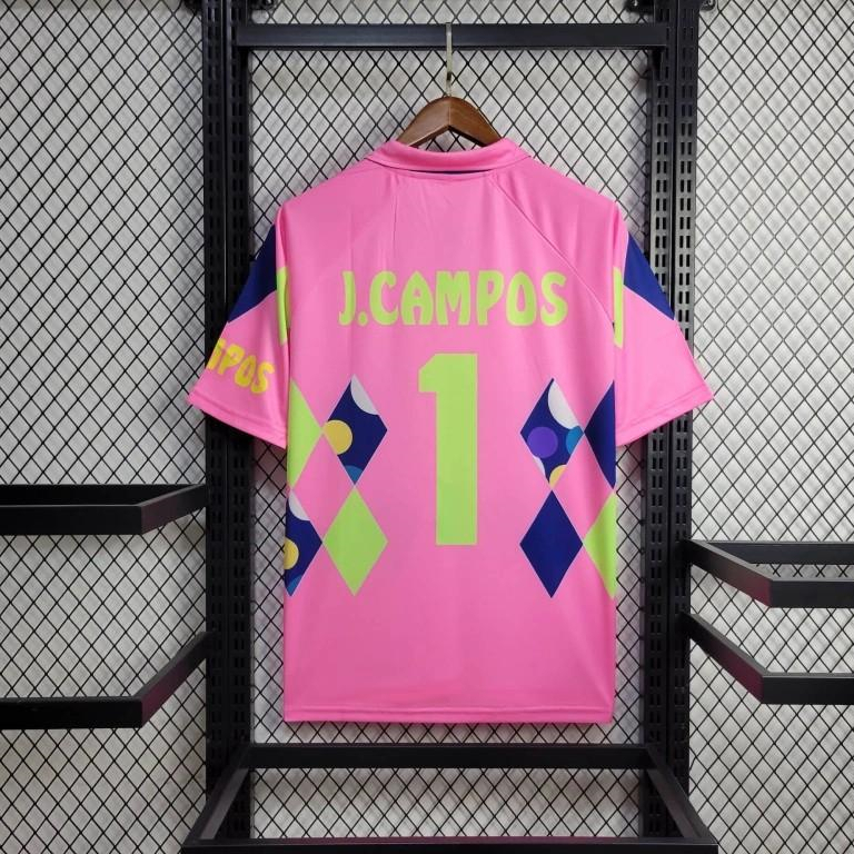 ManixJersey.com | Retro Mexico 1992-93 Goalkeeper Pink Jersey -Customize Name, Number and Patch | Worldwide Shipping