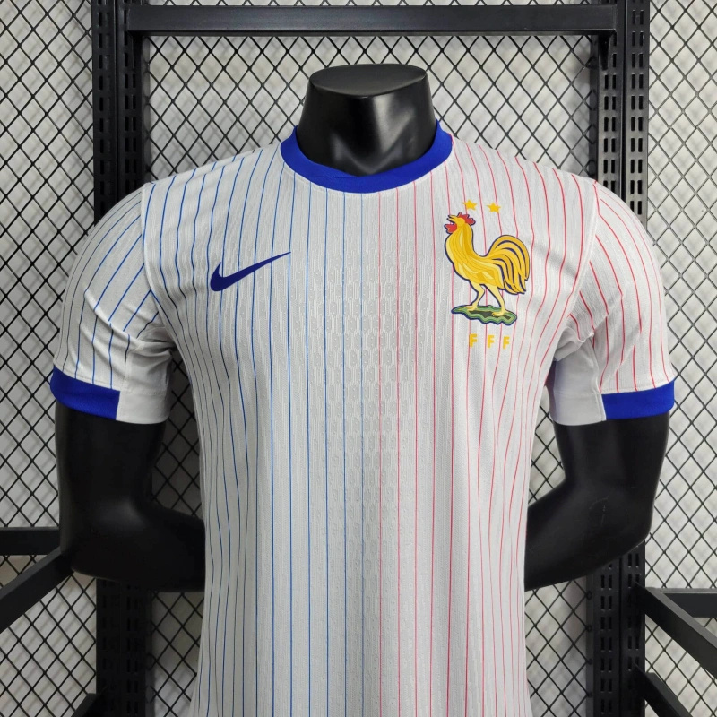 GlobeJersey-France 2024 Away Stadium Jersey - Player Version