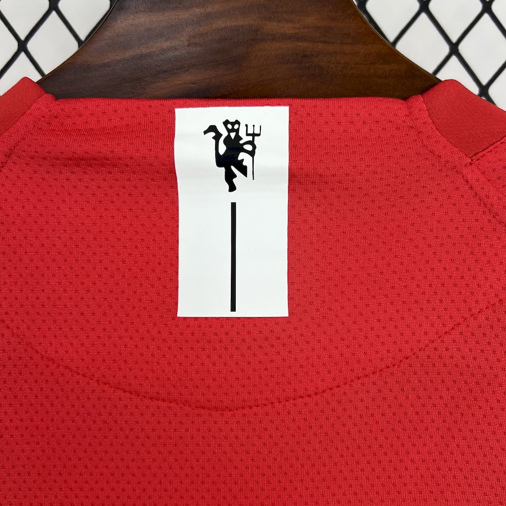 ManixJersey.com | Retro Manchester United 07-08 Champions League Final Home Long Sleeve Jersey -Customize Name, Number and Patch | Worldwide Shipping