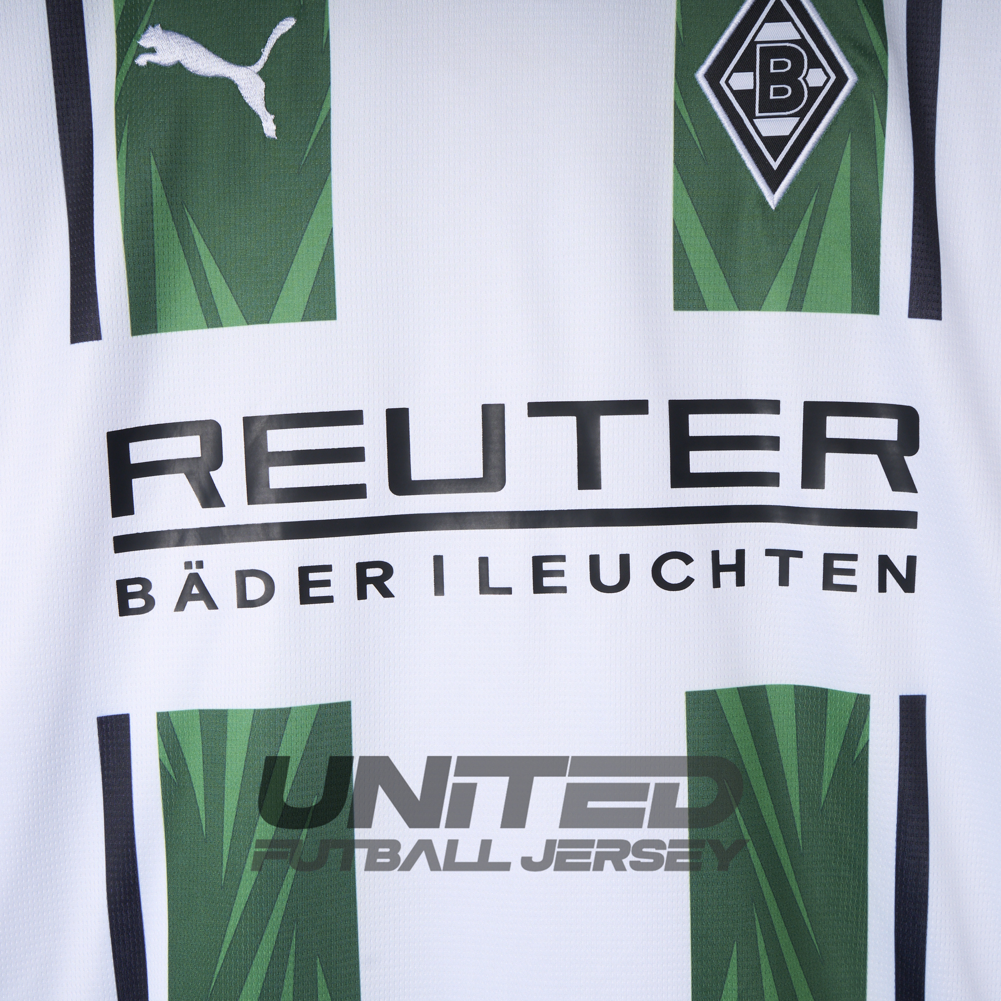 ManixJersey.com | Borussia Mönchengladbach 24-25 Home Stadium Jersey - Fans Version -Customize Name, Number and Patch | Worldwide Shipping