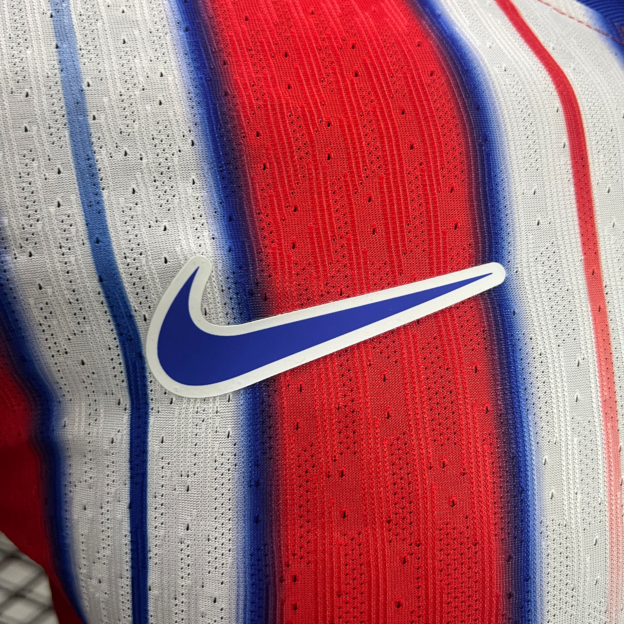 ManixJersey.com | Atletico Madrid 24-25 Home Stadium Jersey - Player Version -Customize Name, Number and Patch | Worldwide Shipping