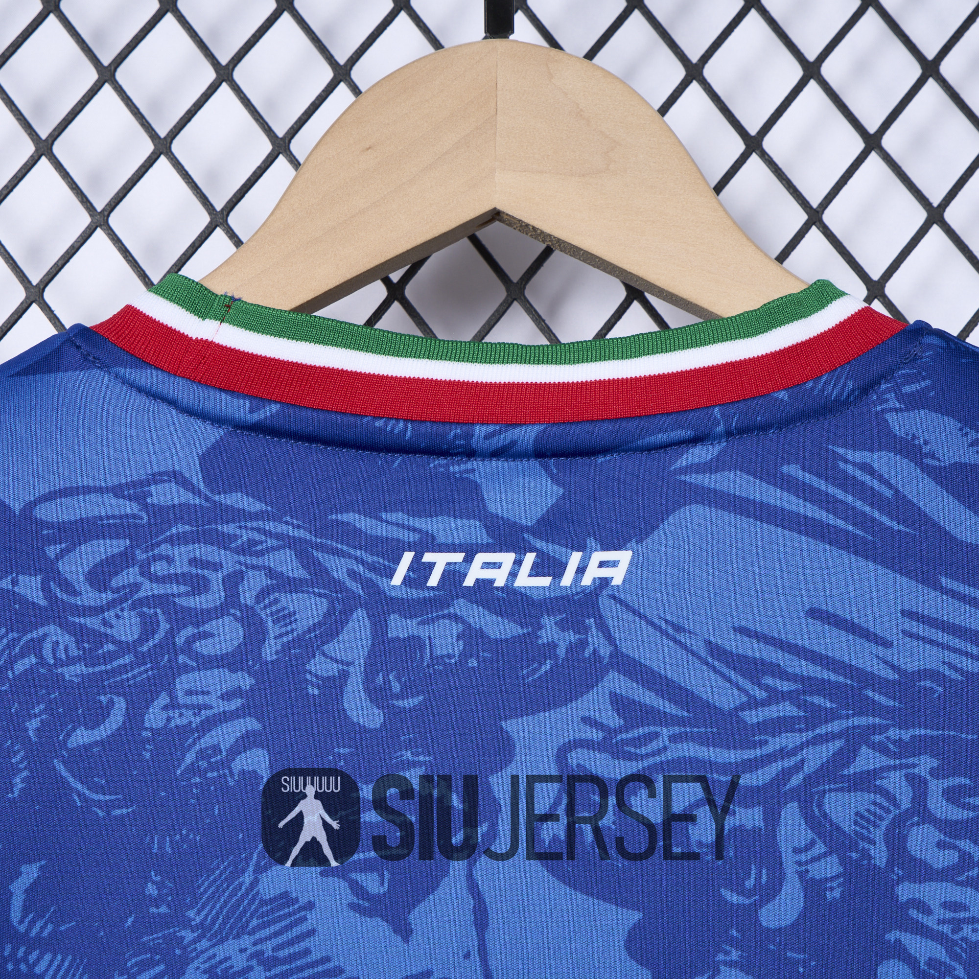 SIUjerseys-Italy 2024 Blue Special Edition Jersey - Fans Version