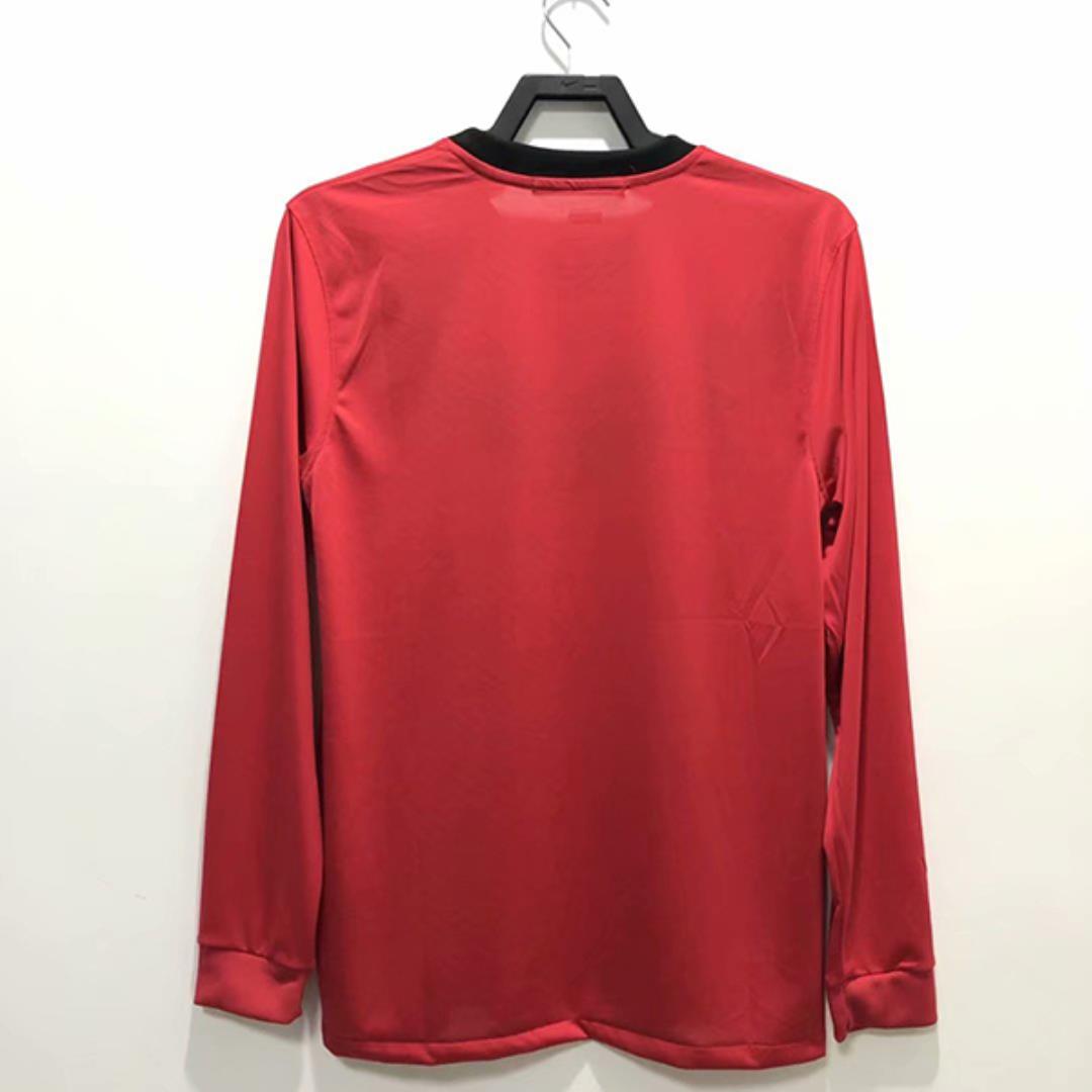 ManixJersey.com | Retro Manchester United 09-10 Home Long Sleeve Jersey -Customize Name, Number and Patch | Worldwide Shipping