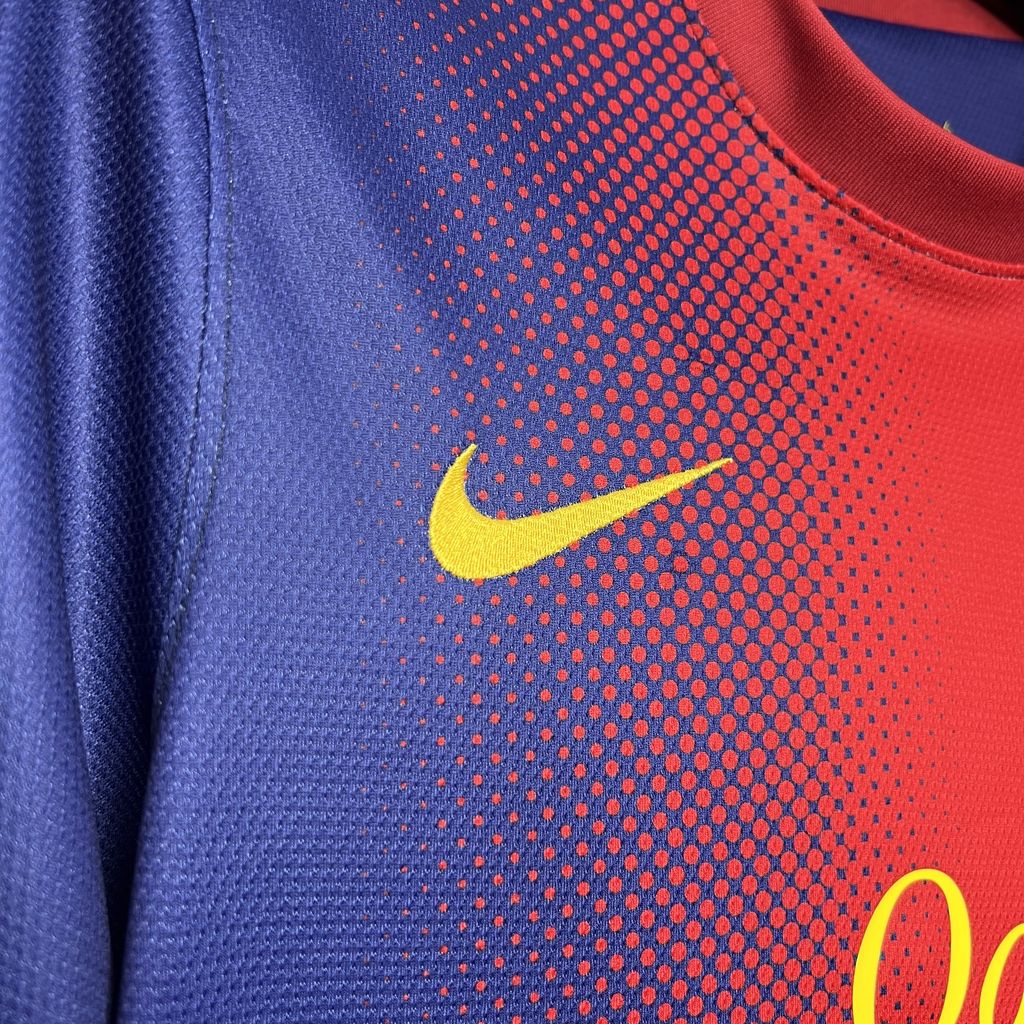 ManixJersey.com | Retro Barcelona 12-13 Home Stadium Jersey -Customize Name, Number and Patch | Worldwide Shipping